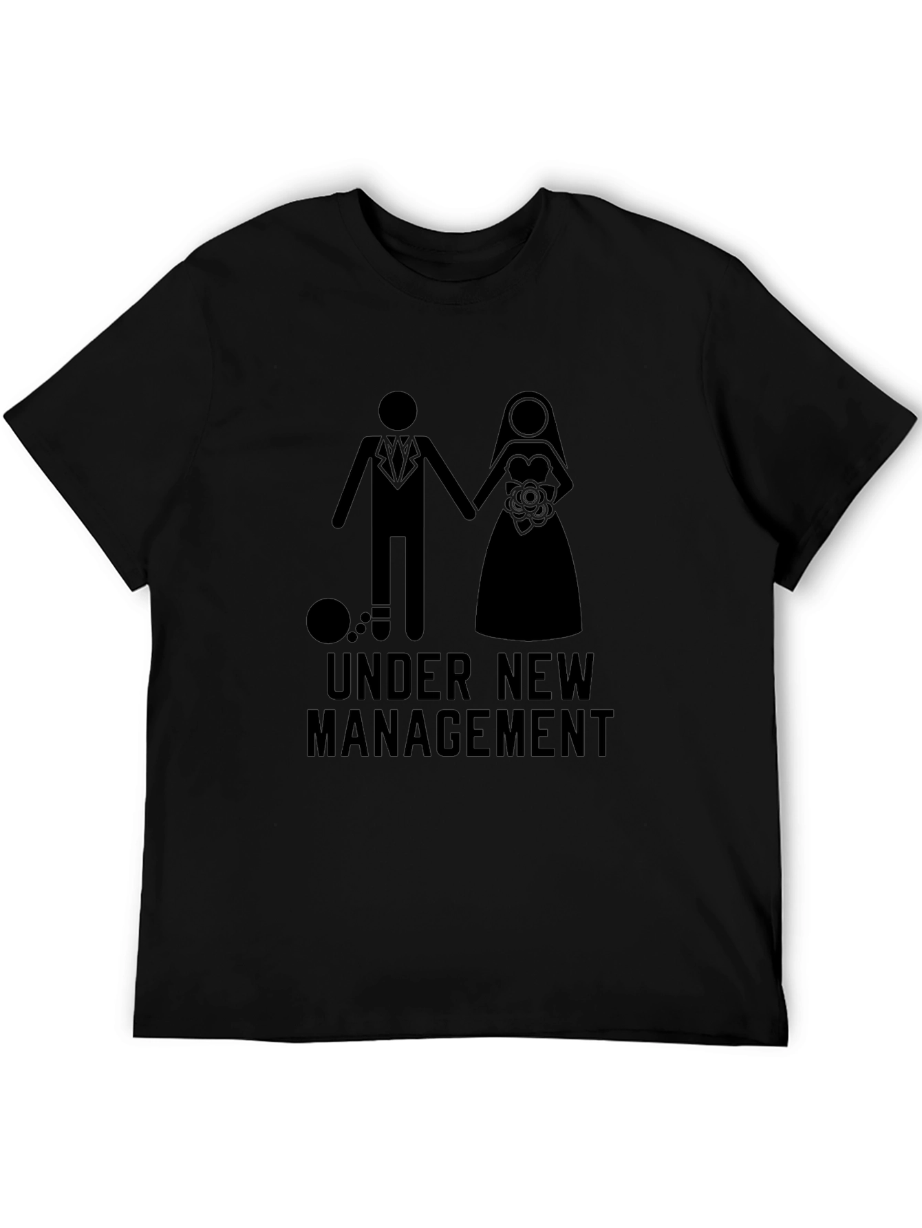 Camiseta Hombre: Bajo Nueva Dirección - Divertida Boda