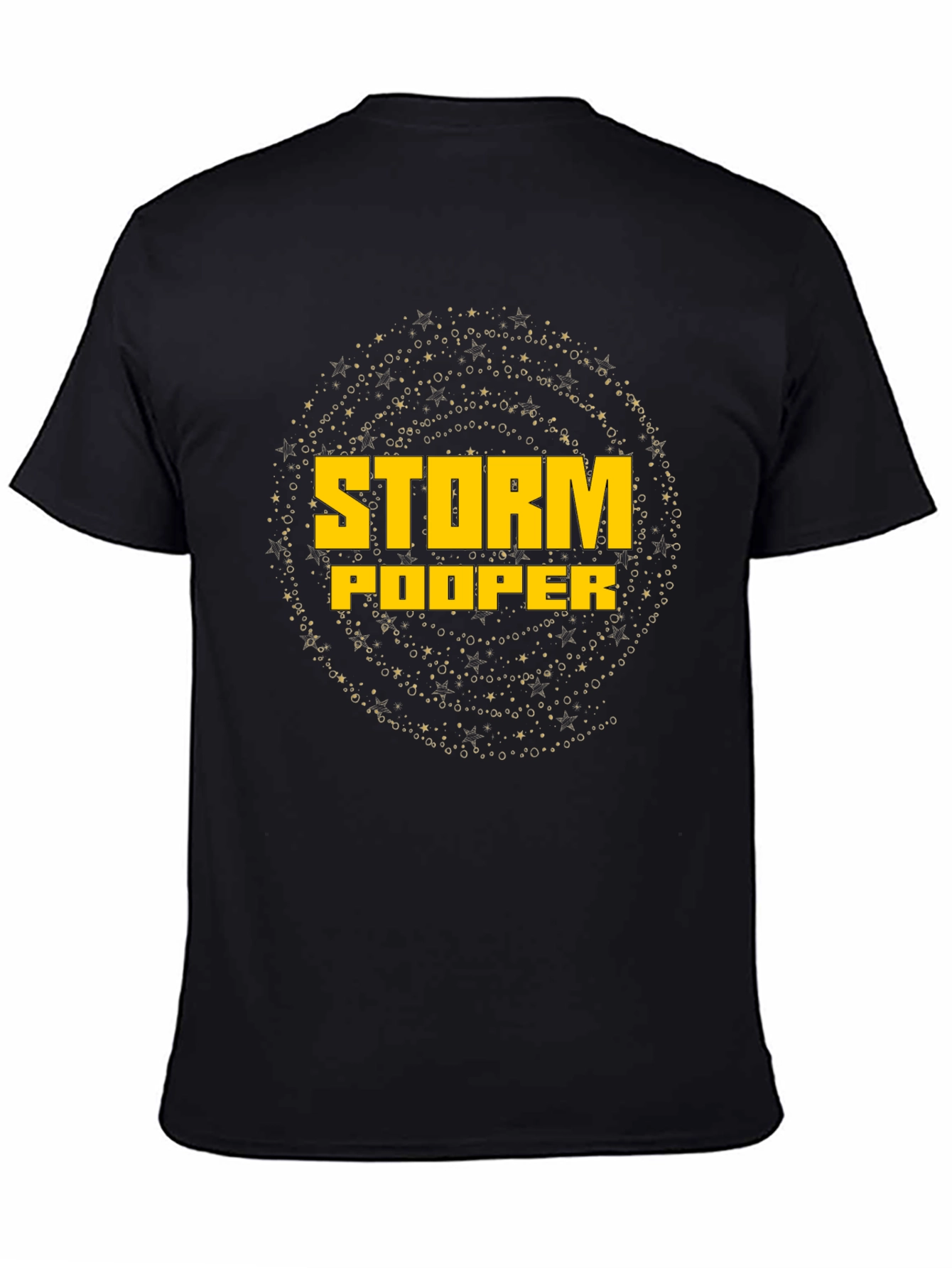 Camiseta Negra Storm Pooper Estilo Universo