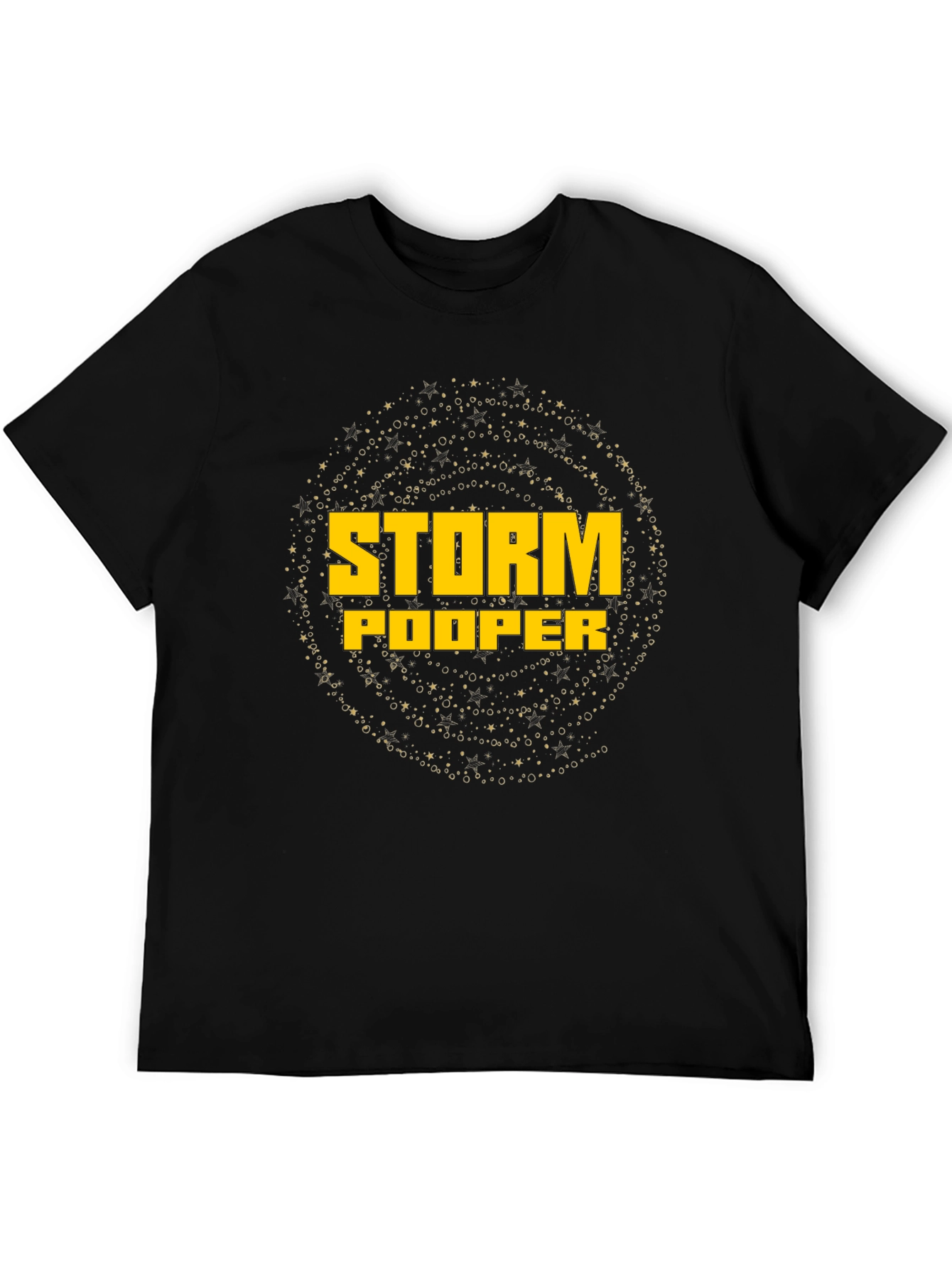 Camiseta Negra Storm Pooper Estilo Universo