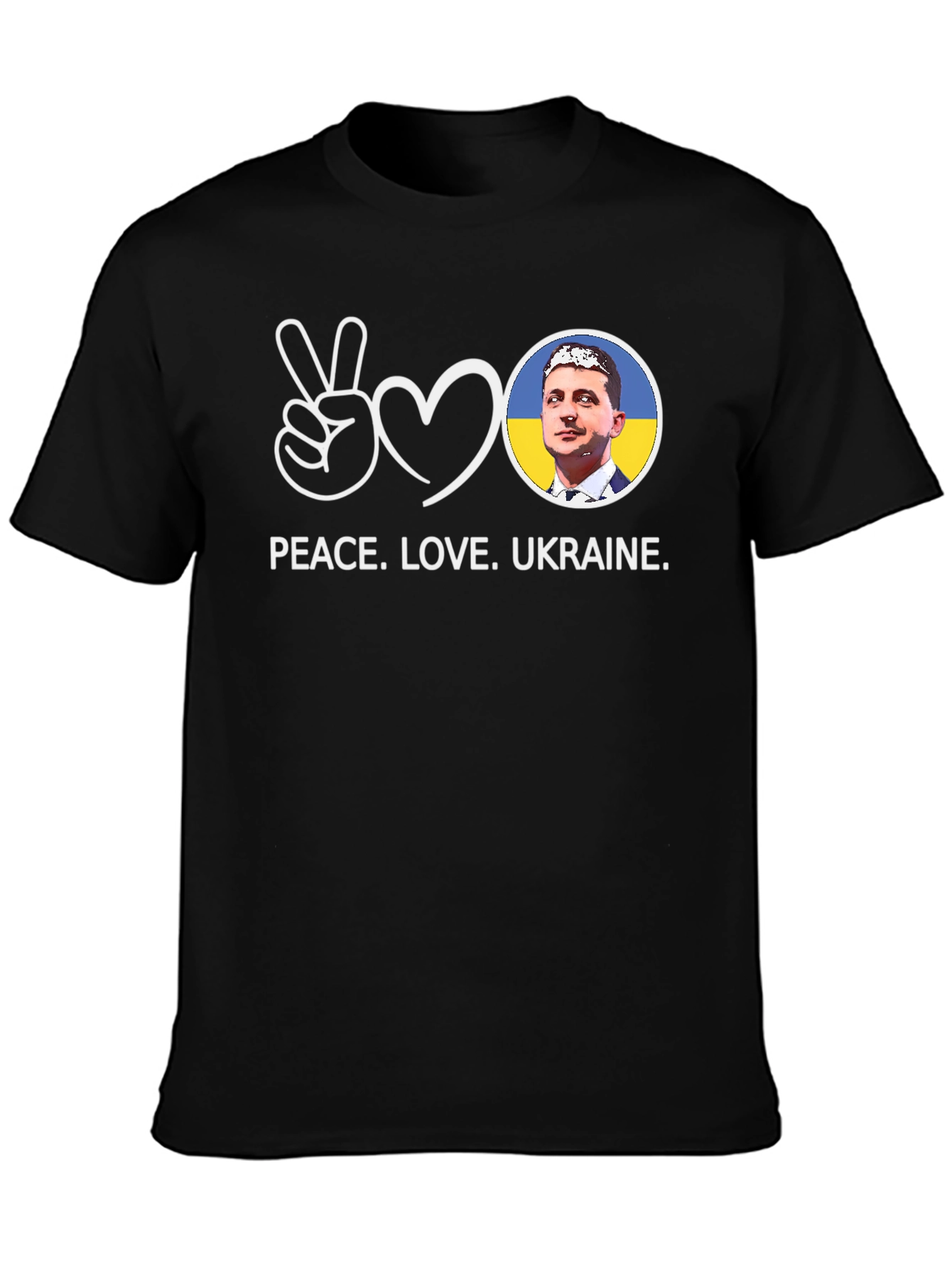 Camiseta Paz Amor Ucrania Zelensky