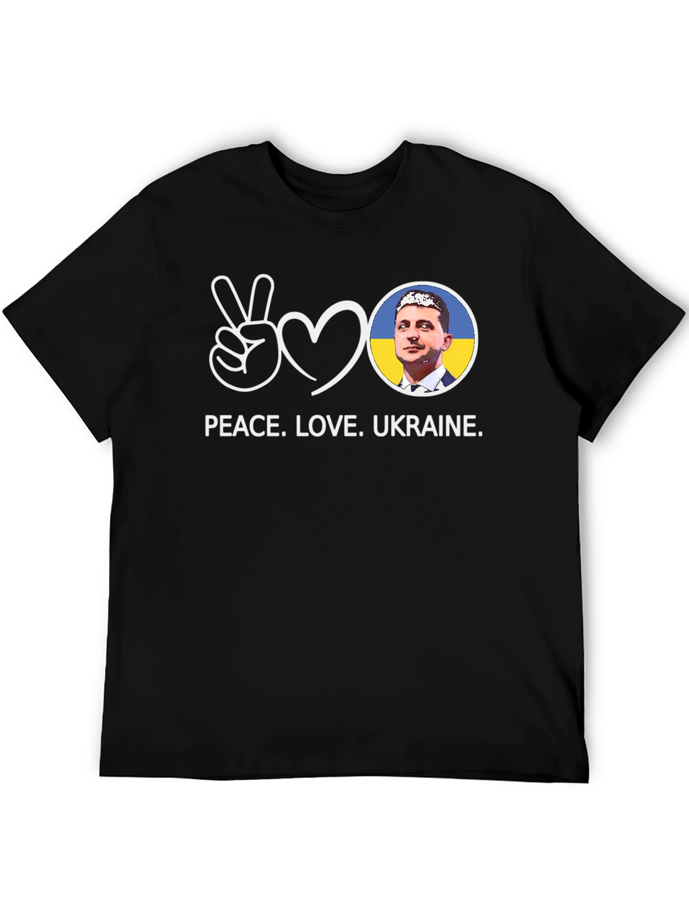 Camiseta Paz Amor Ucrania Zelensky