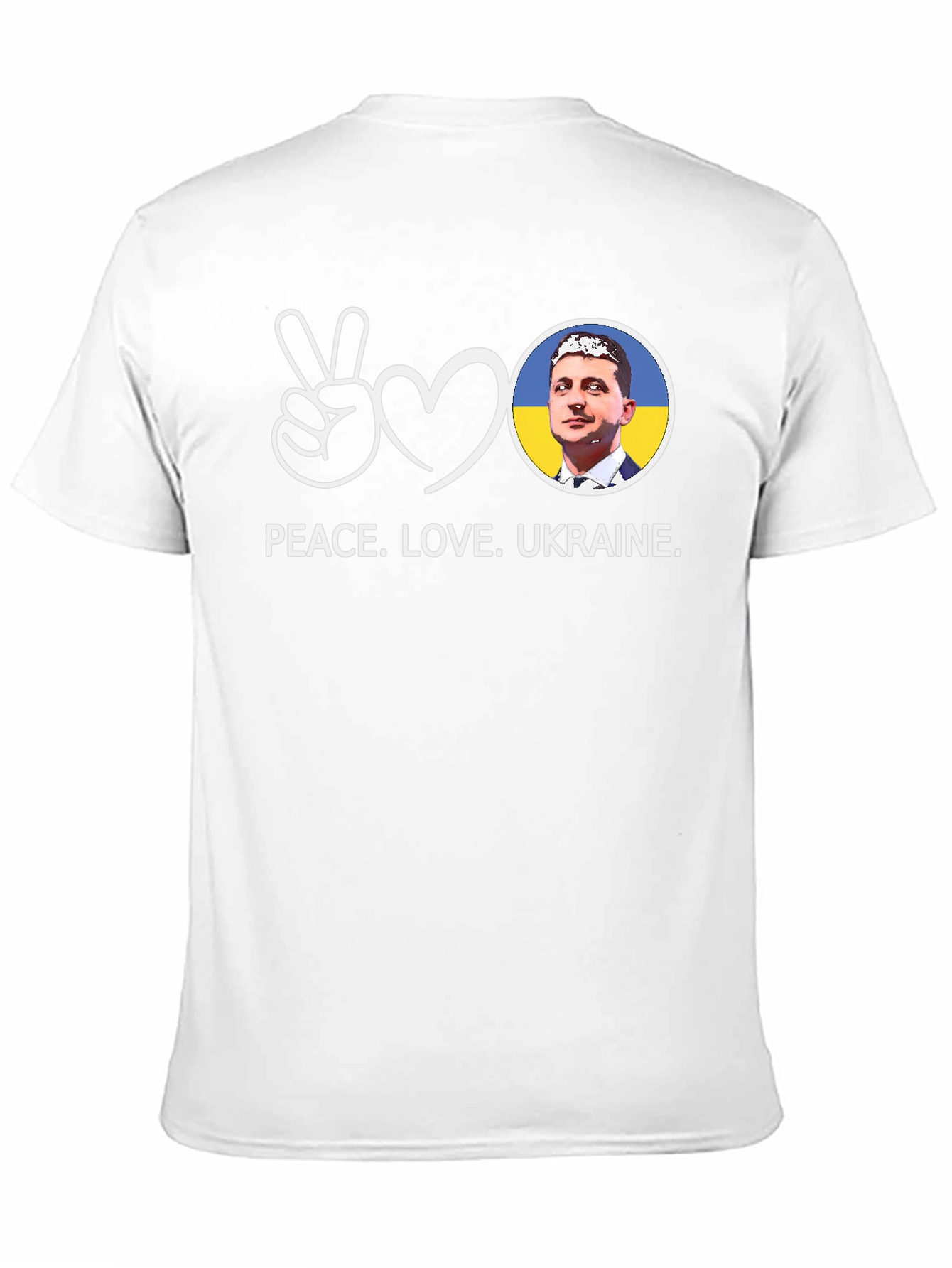 Camiseta Paz Amor Ucrania Zelensky
