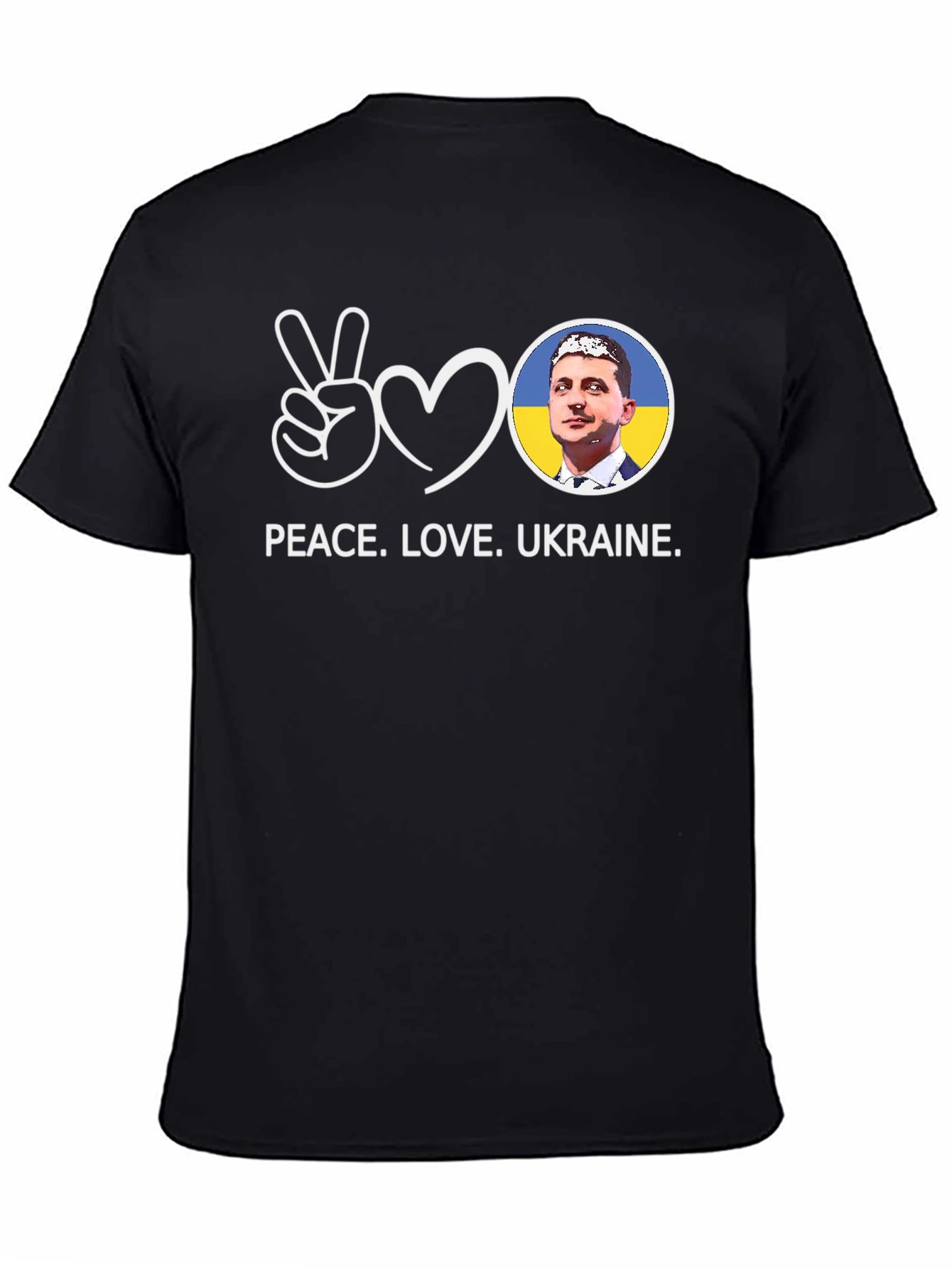 Camiseta Paz Amor Ucrania Zelensky