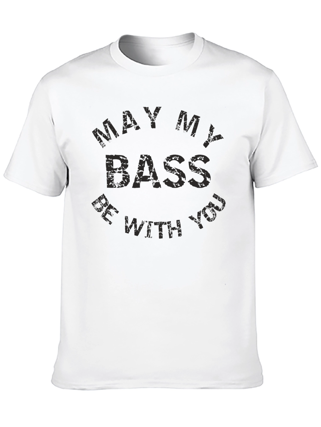 Camiseta Hombre May My Bass Be With You