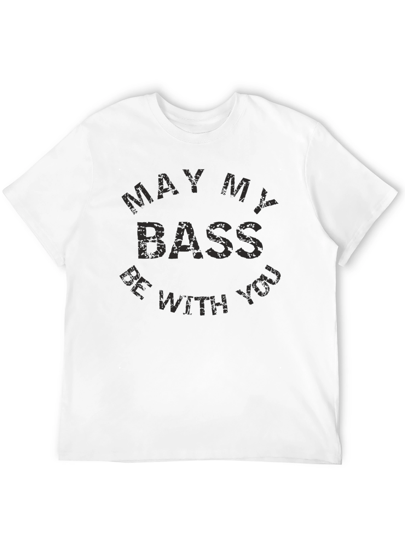 Camiseta Hombre May My Bass Be With You