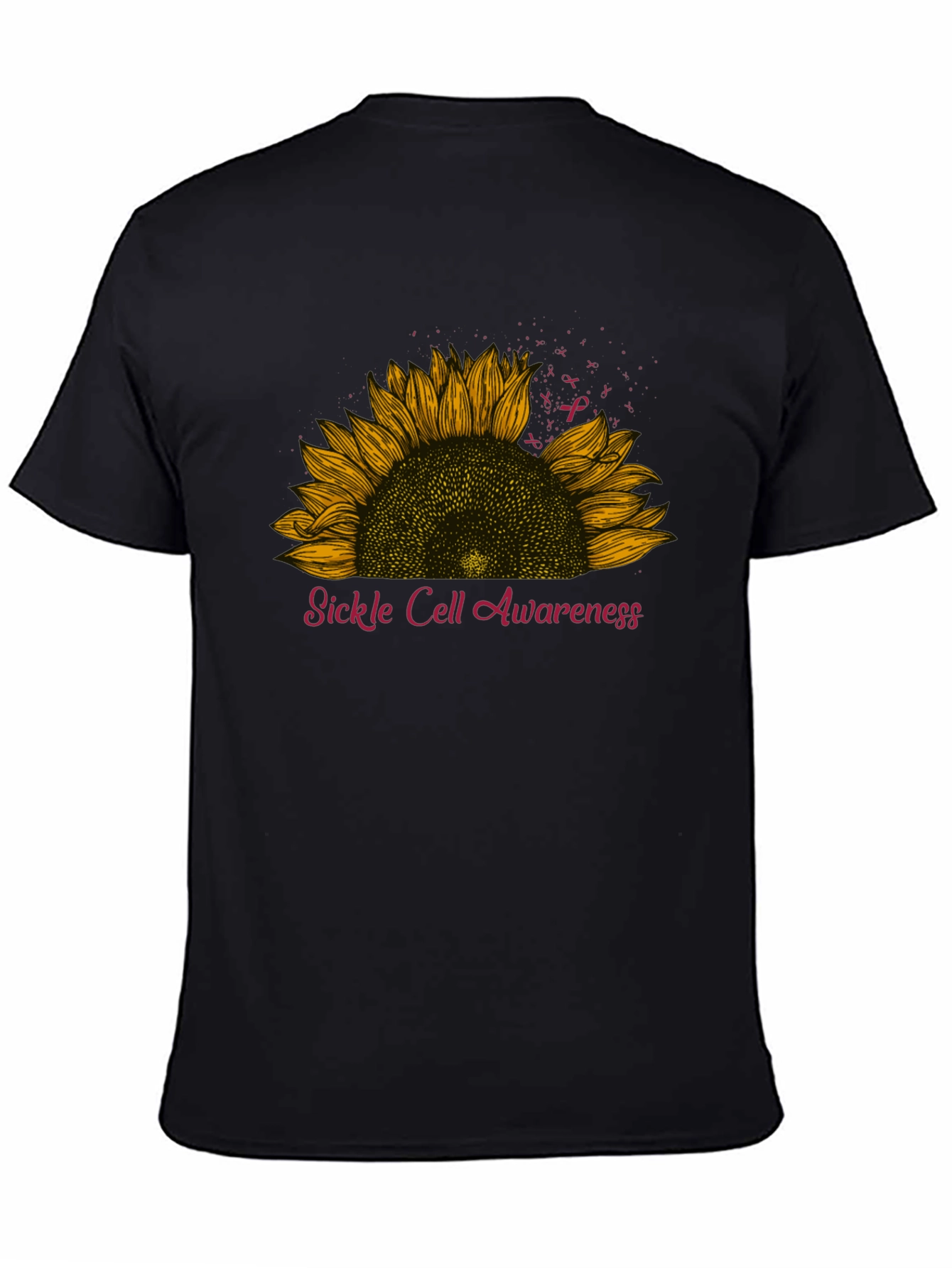 Camiseta Conciencia de Células Falciformes Girasol