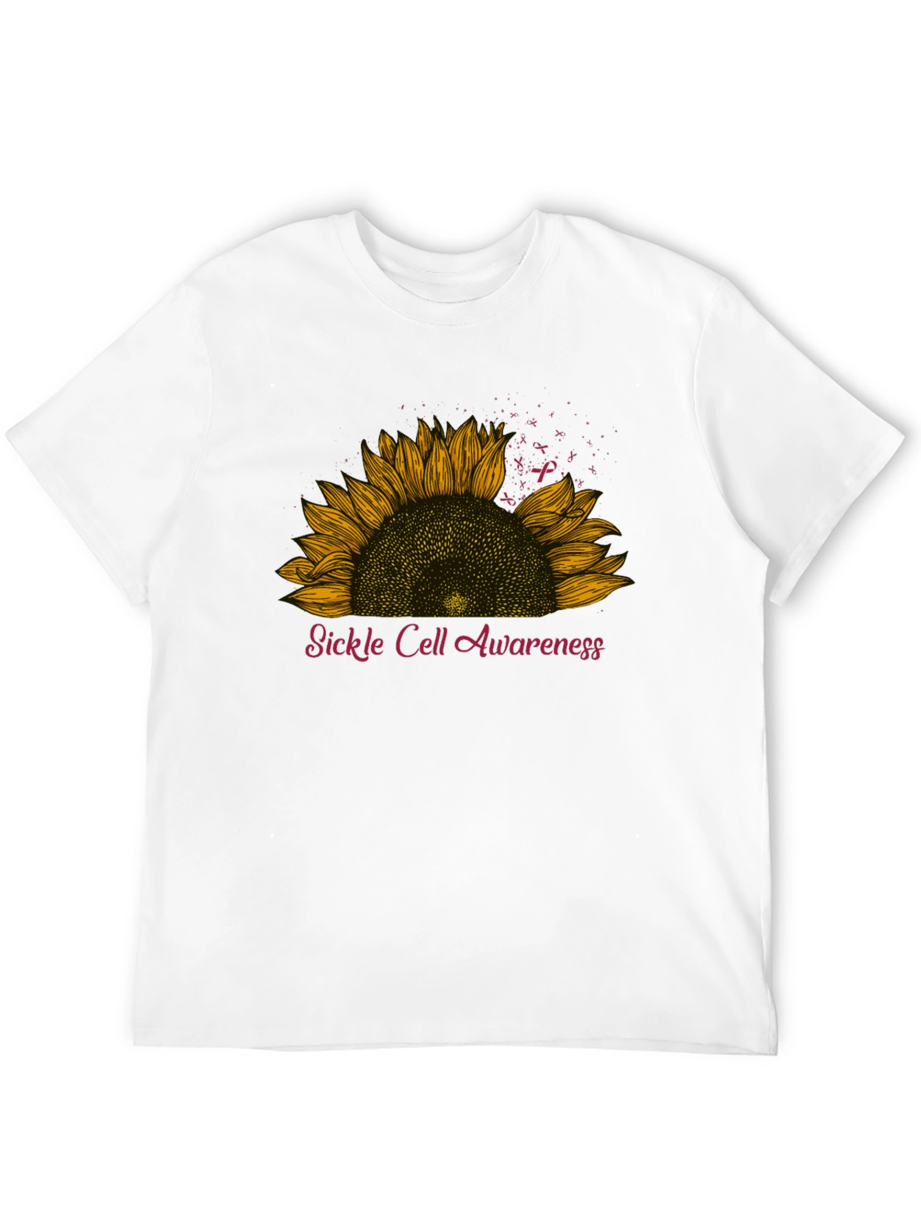 Camiseta Conciencia de Células Falciformes Girasol