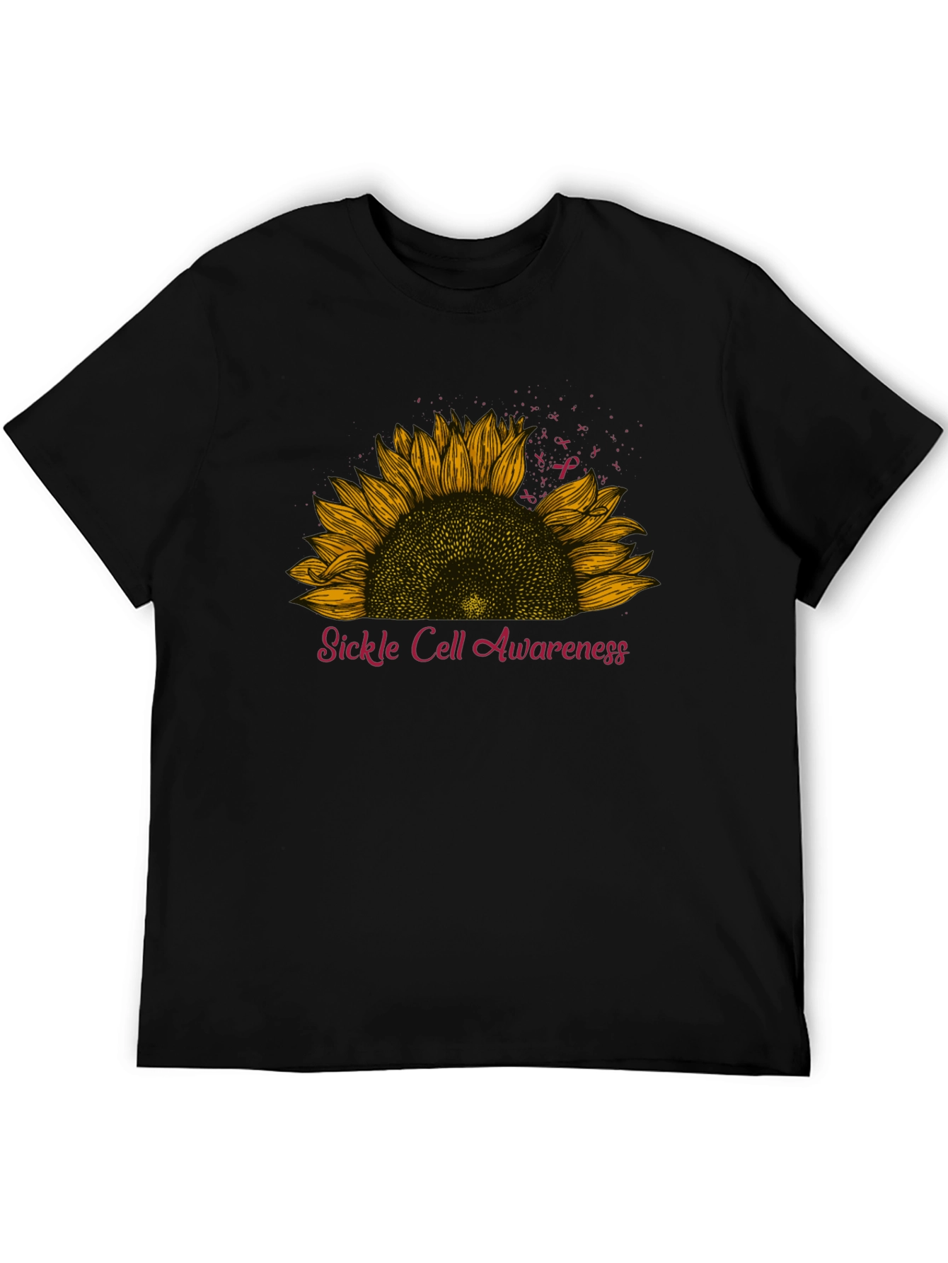 Camiseta Conciencia de Células Falciformes Girasol