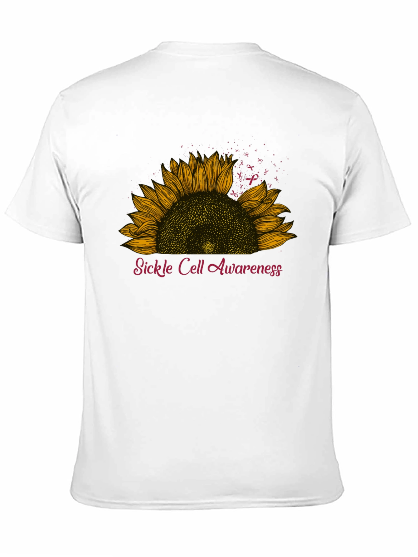 Camiseta Conciencia de Células Falciformes Girasol