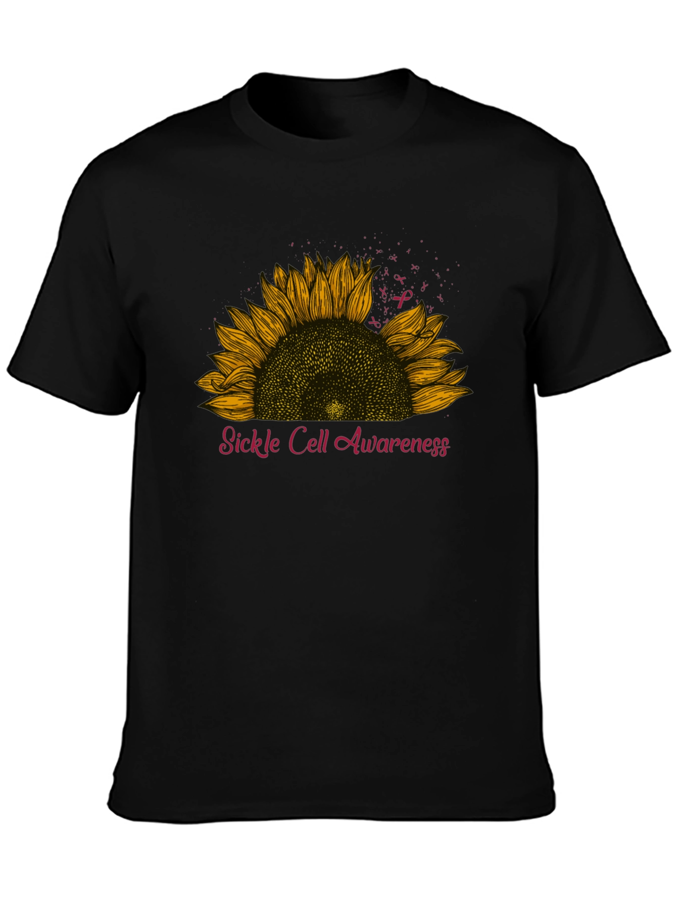 Camiseta Conciencia de Células Falciformes Girasol