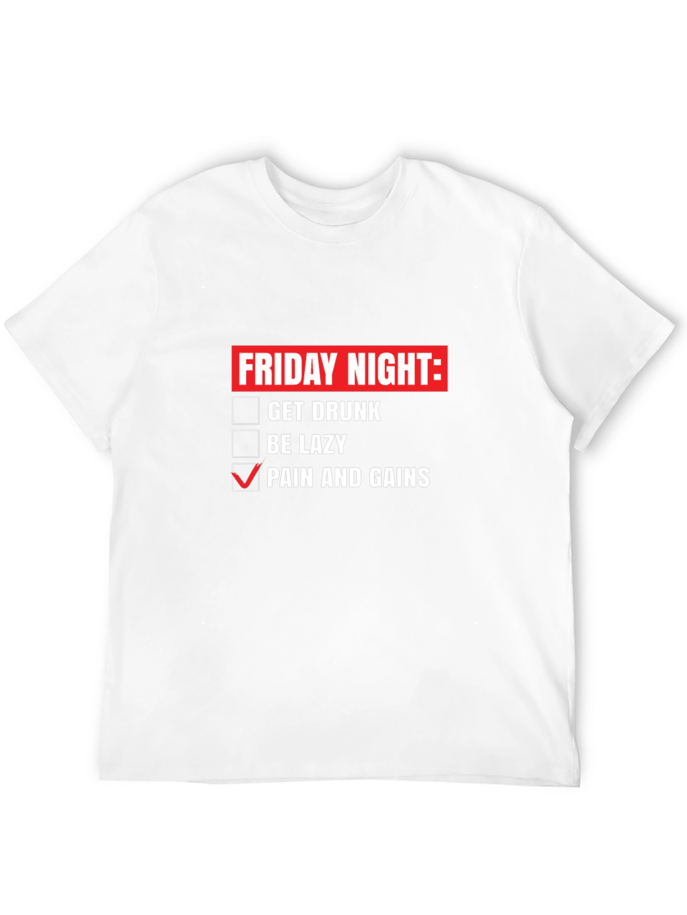 Camiseta Negra: Viernes Noche - ¡Dolor y Ganancias!