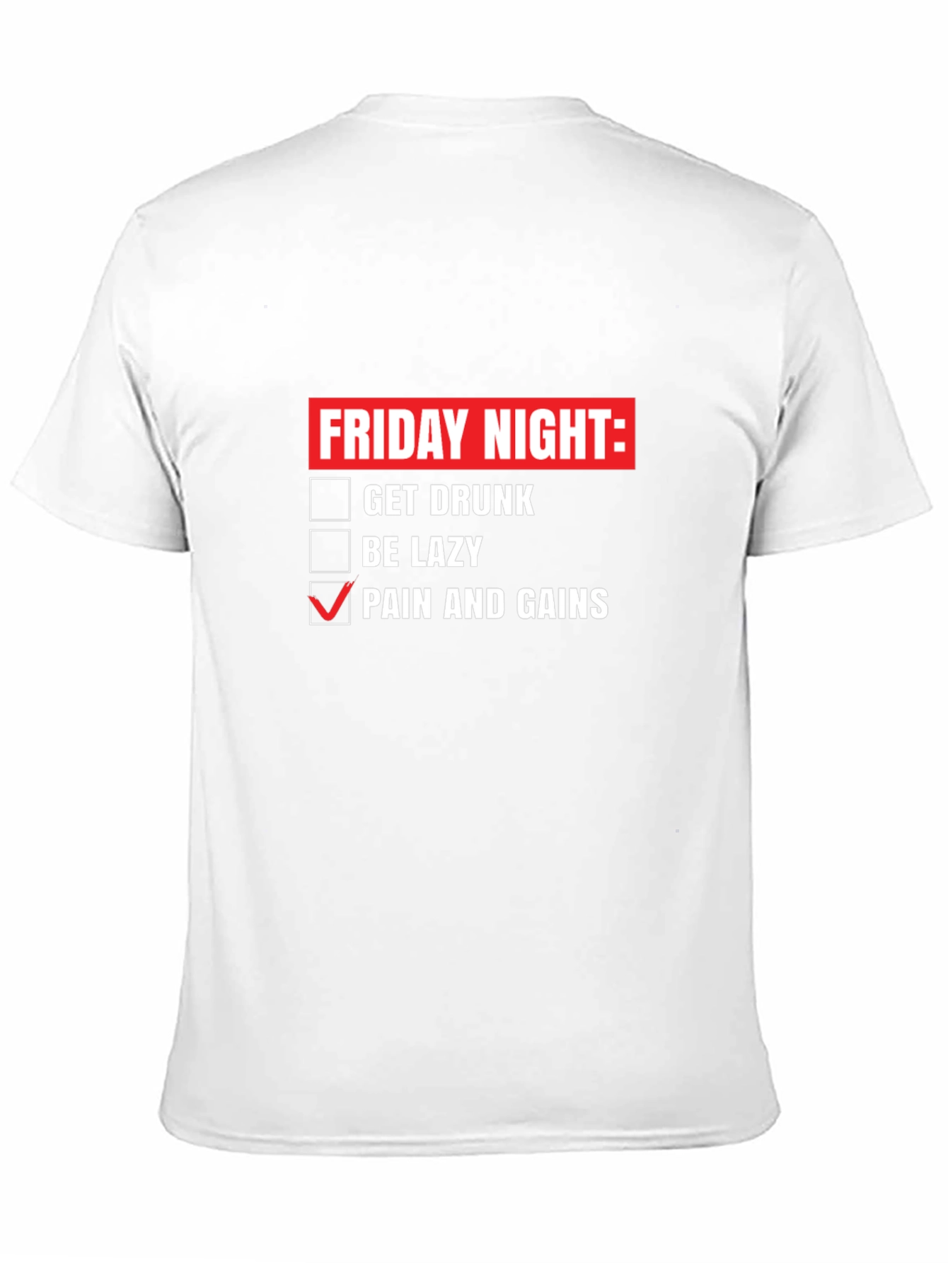 Camiseta Negra: Viernes Noche - ¡Dolor y Ganancias!