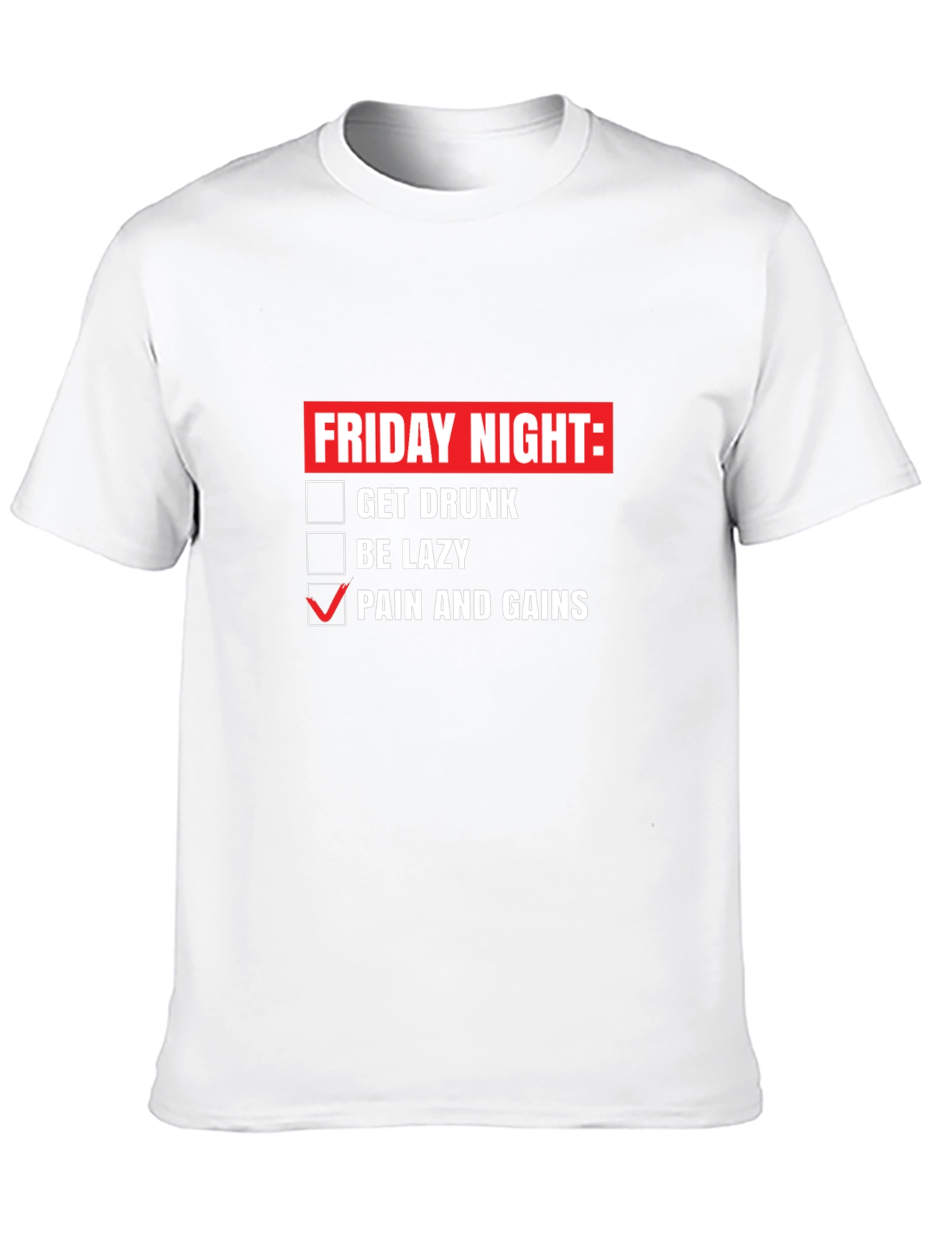 Camiseta Negra: Viernes Noche - ¡Dolor y Ganancias!