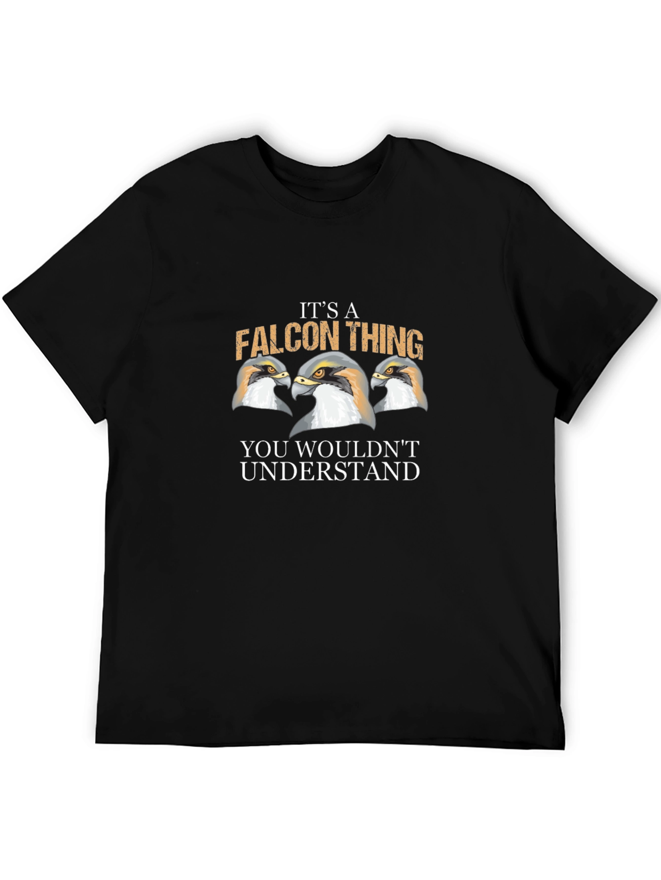 Camiseta Negra Es Cosa de Halcones