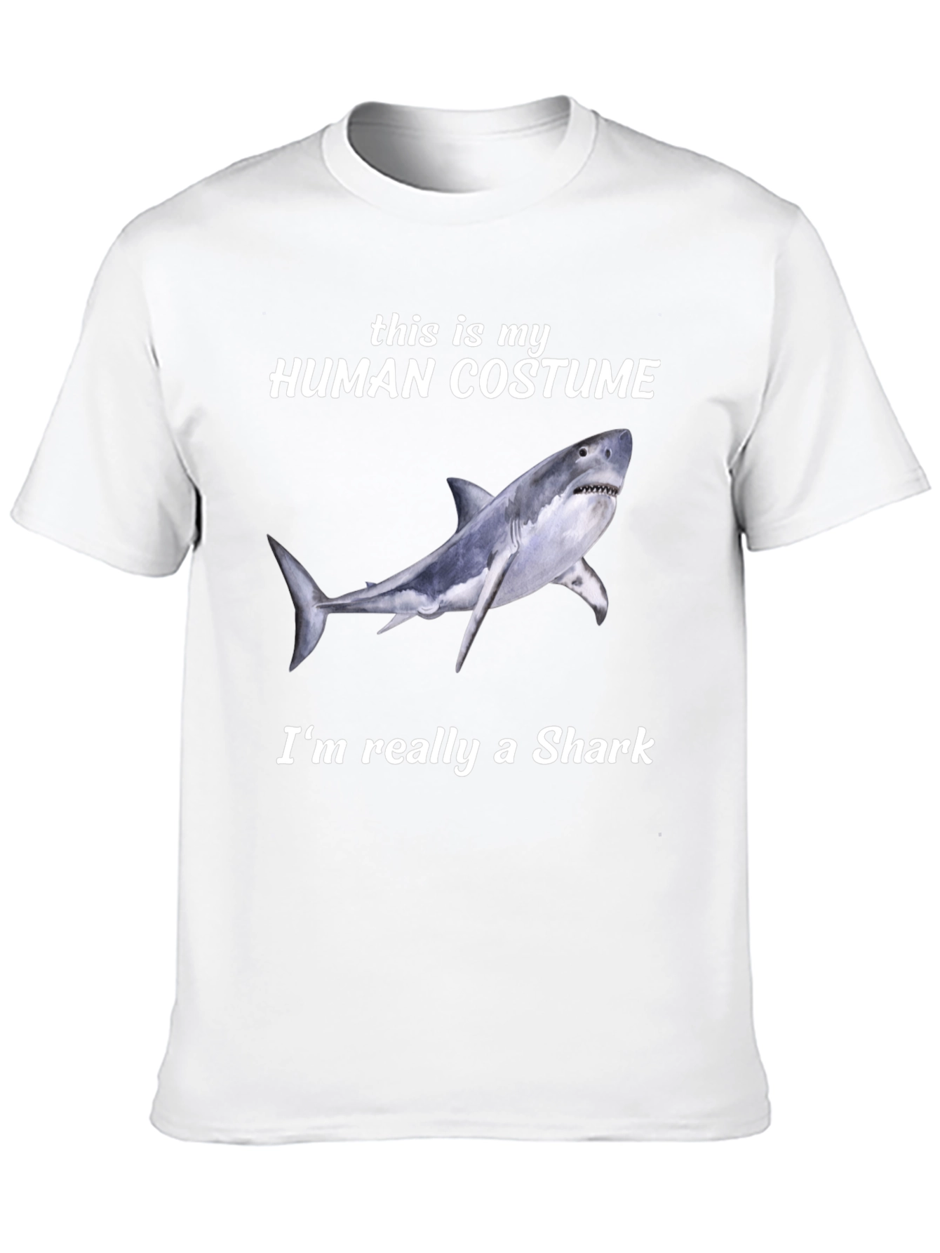 Camiseta Disfraz de Tiburón - Humor Divertido