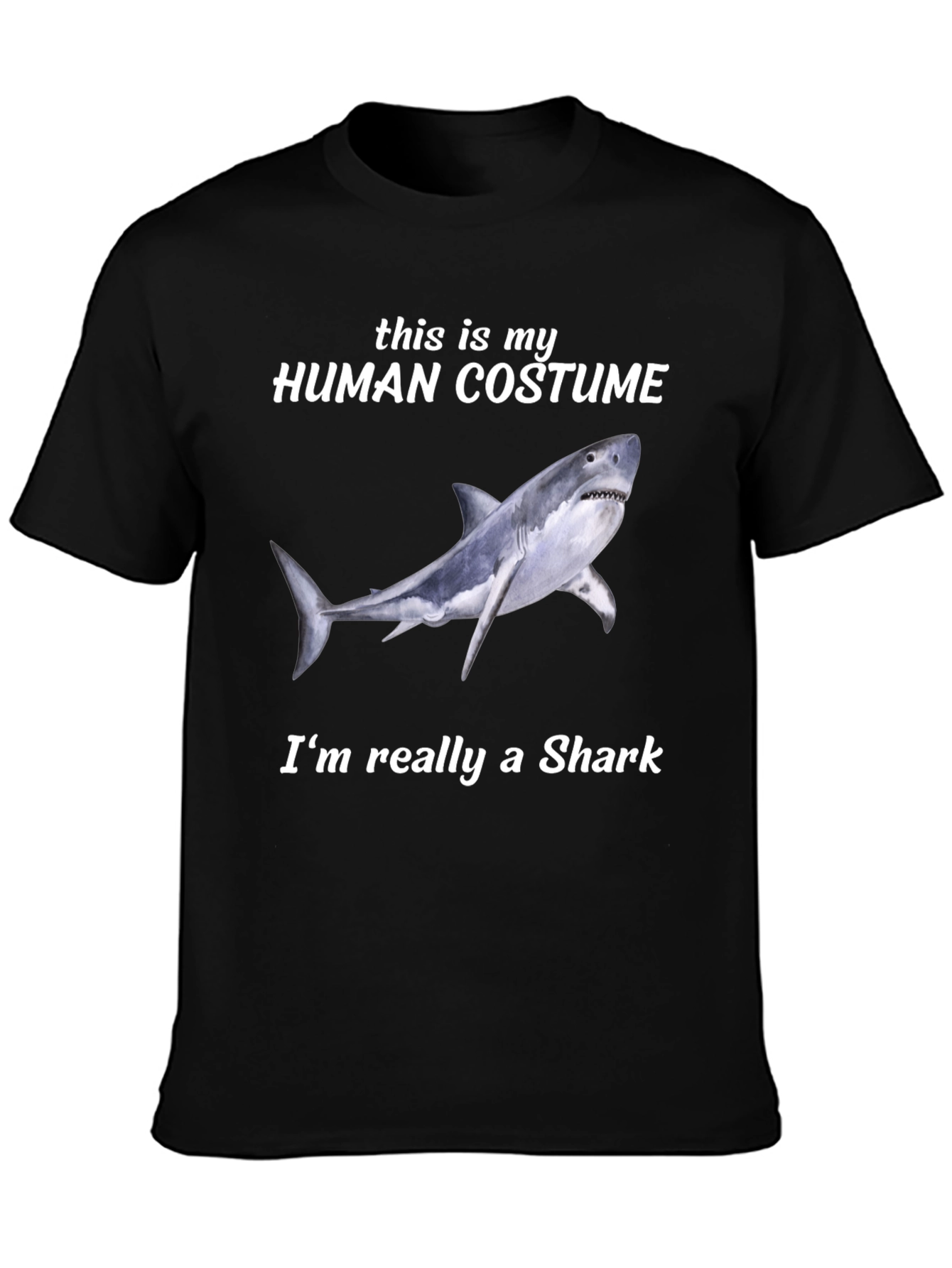 Camiseta Disfraz de Tiburón - Humor Divertido