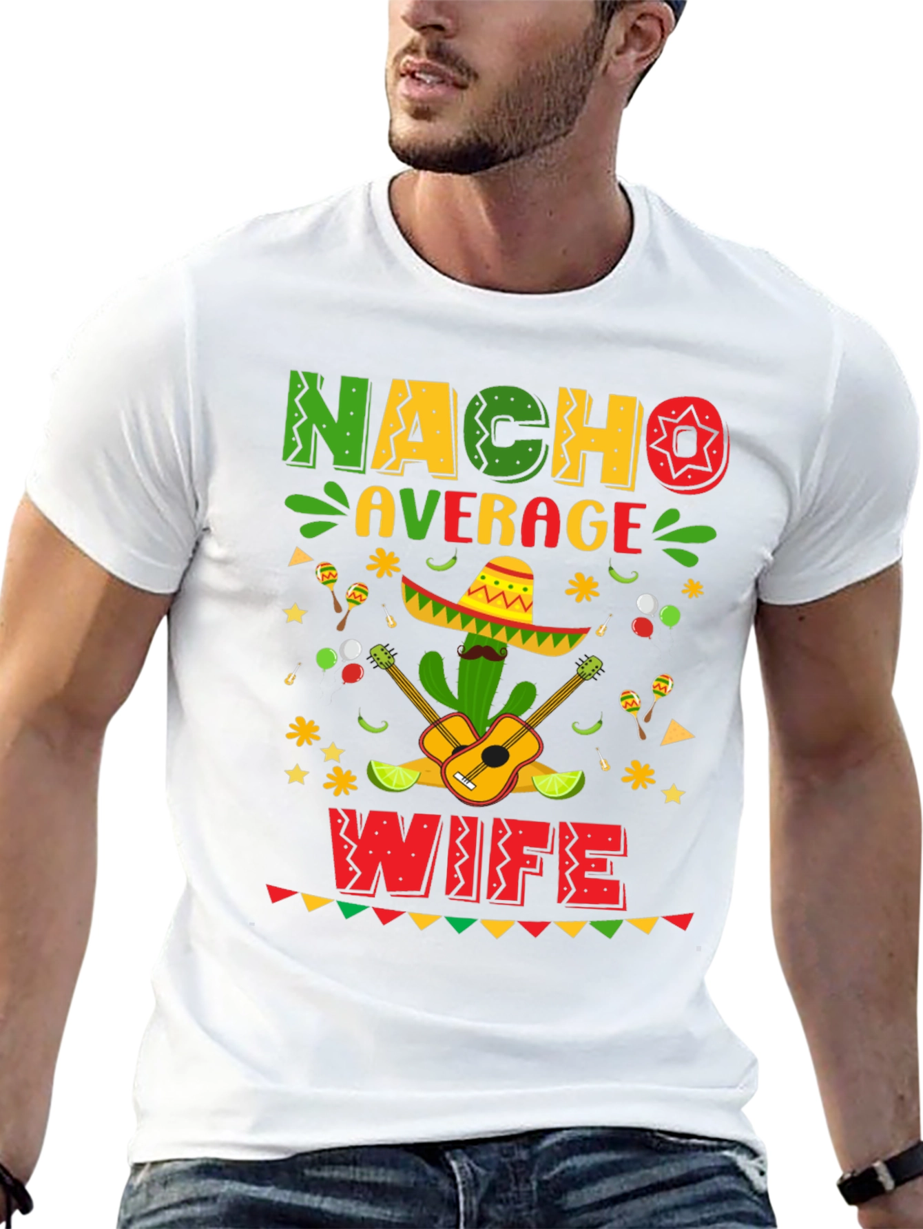 Camiseta Nacho Average Wife - Fiesta Mexicana