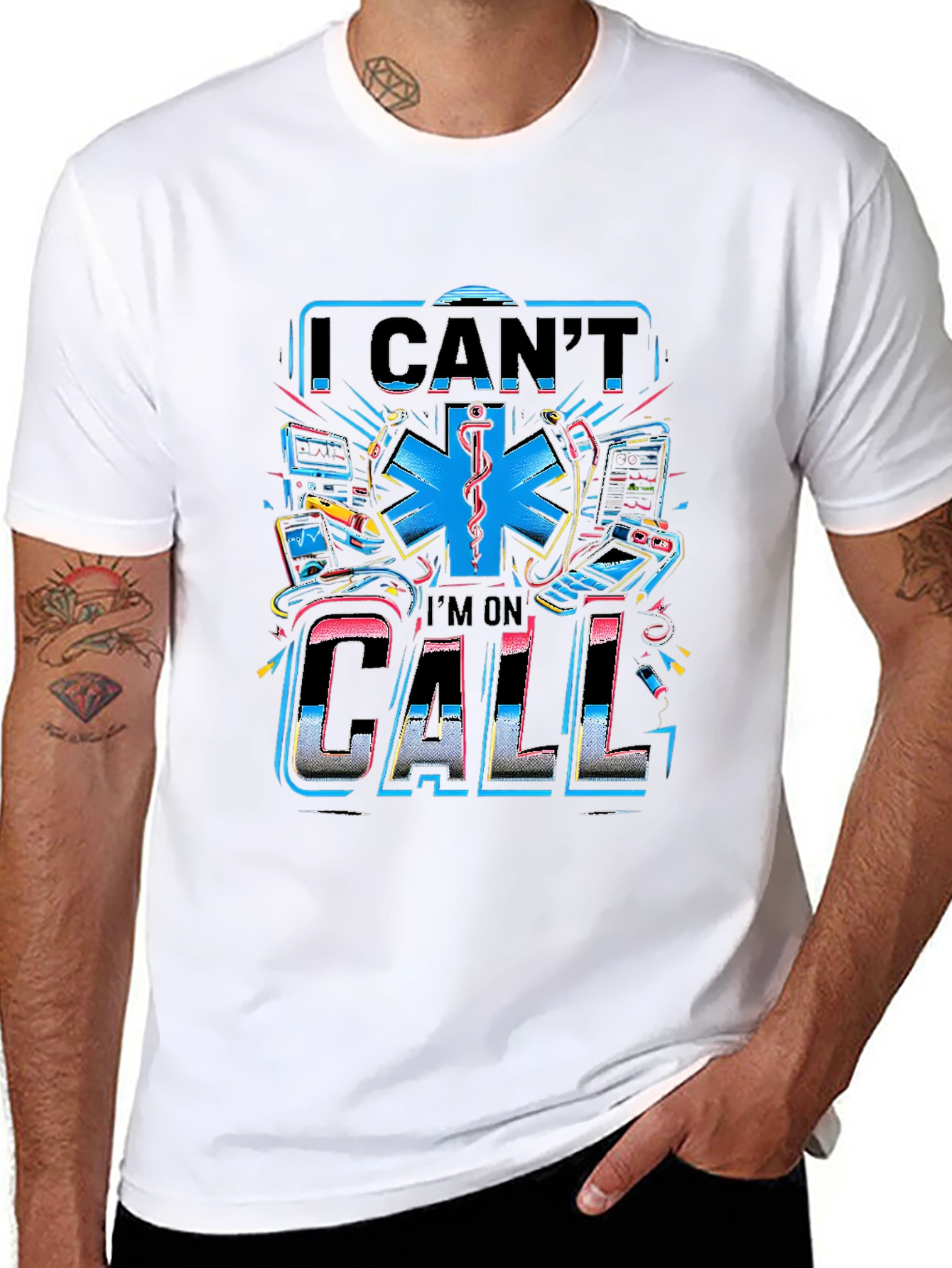 Camiseta paramédico - No estoy disponible