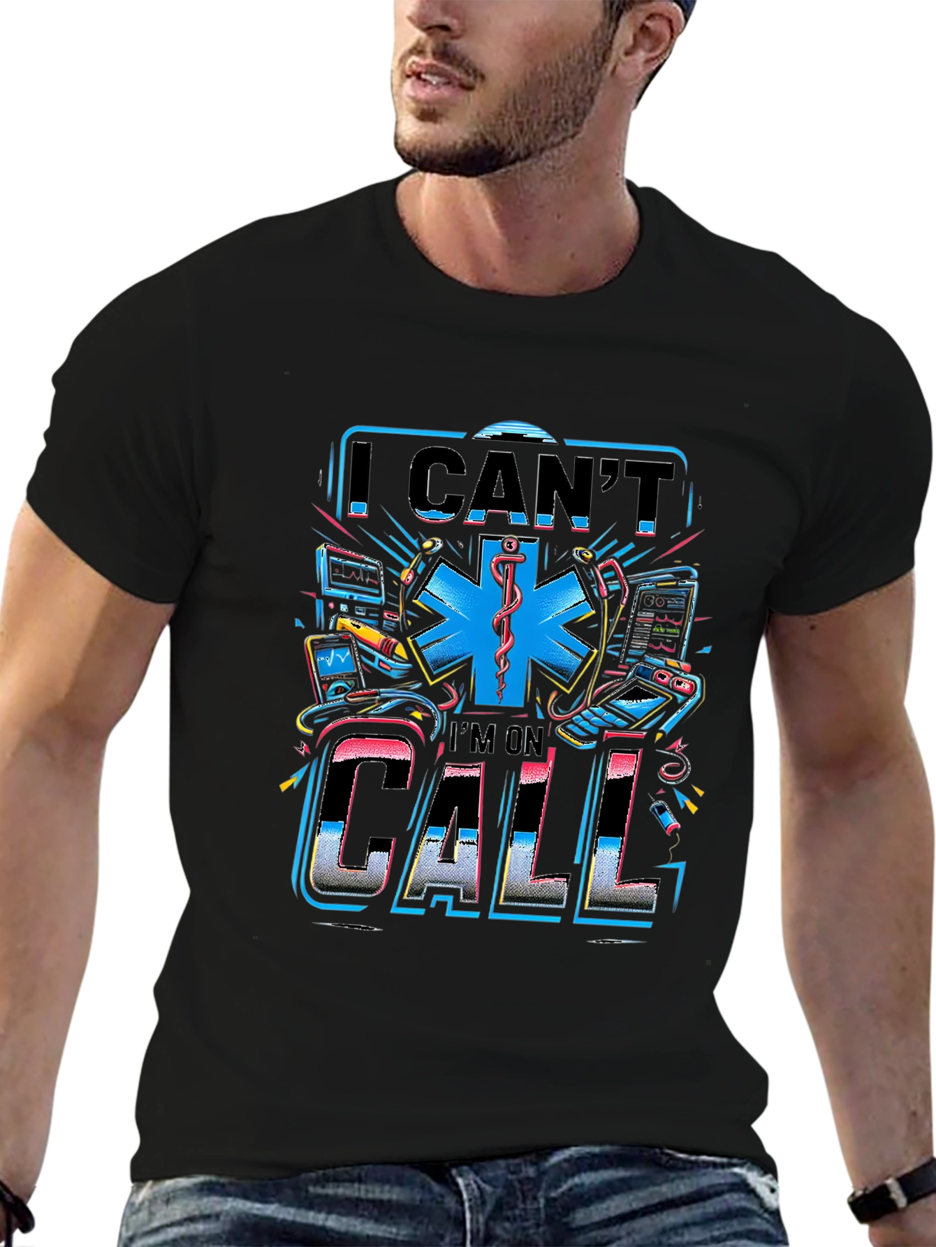 Camiseta paramédico - No estoy disponible