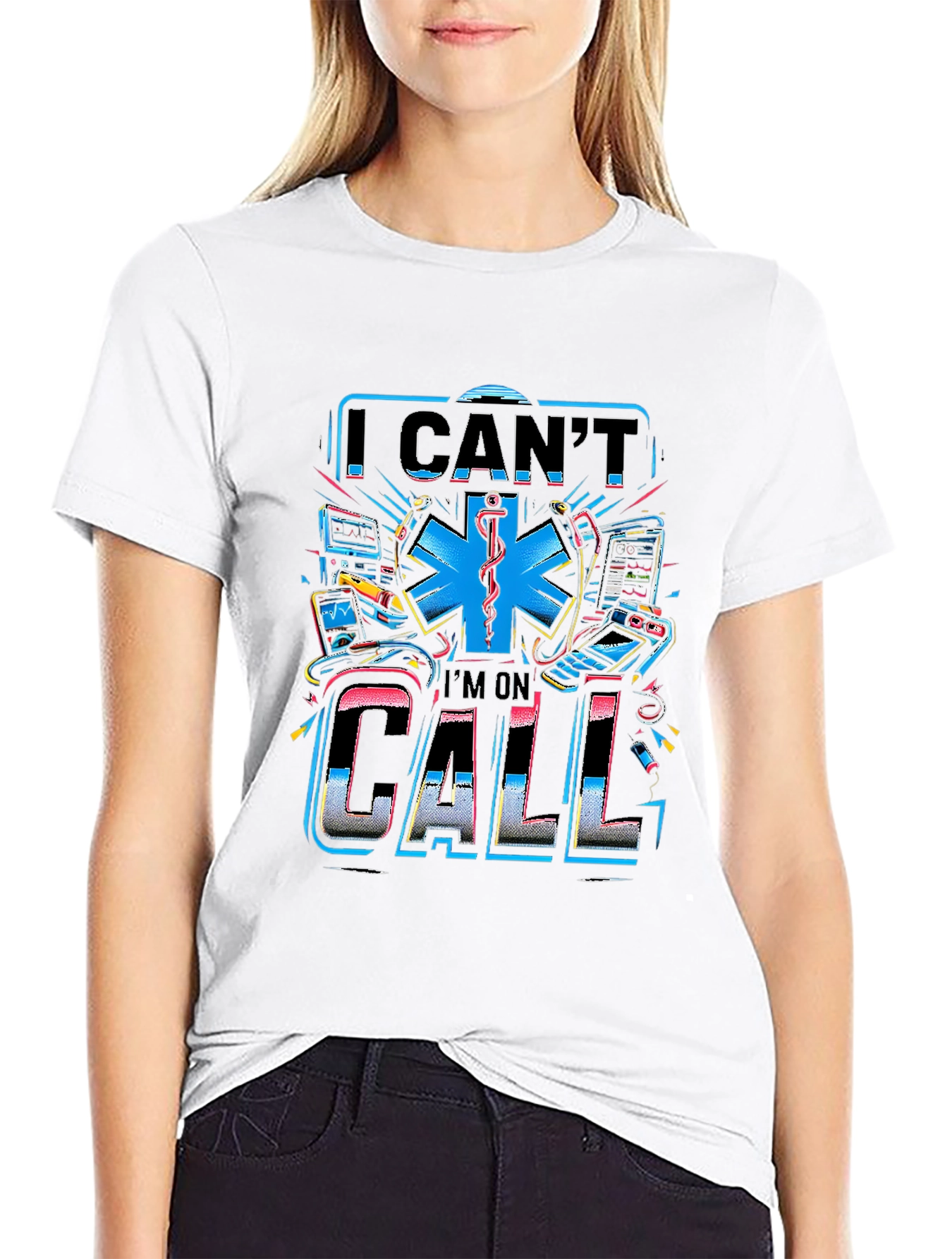 Camiseta paramédico - No estoy disponible