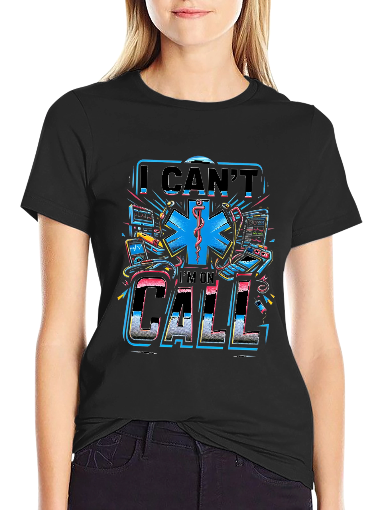 Camiseta paramédico - No estoy disponible