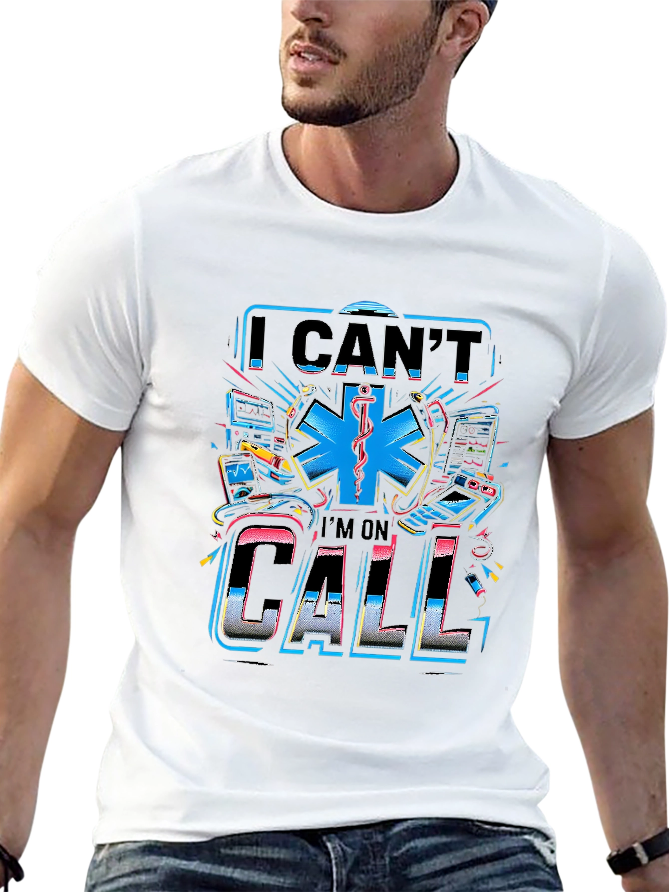 Camiseta paramédico - No estoy disponible