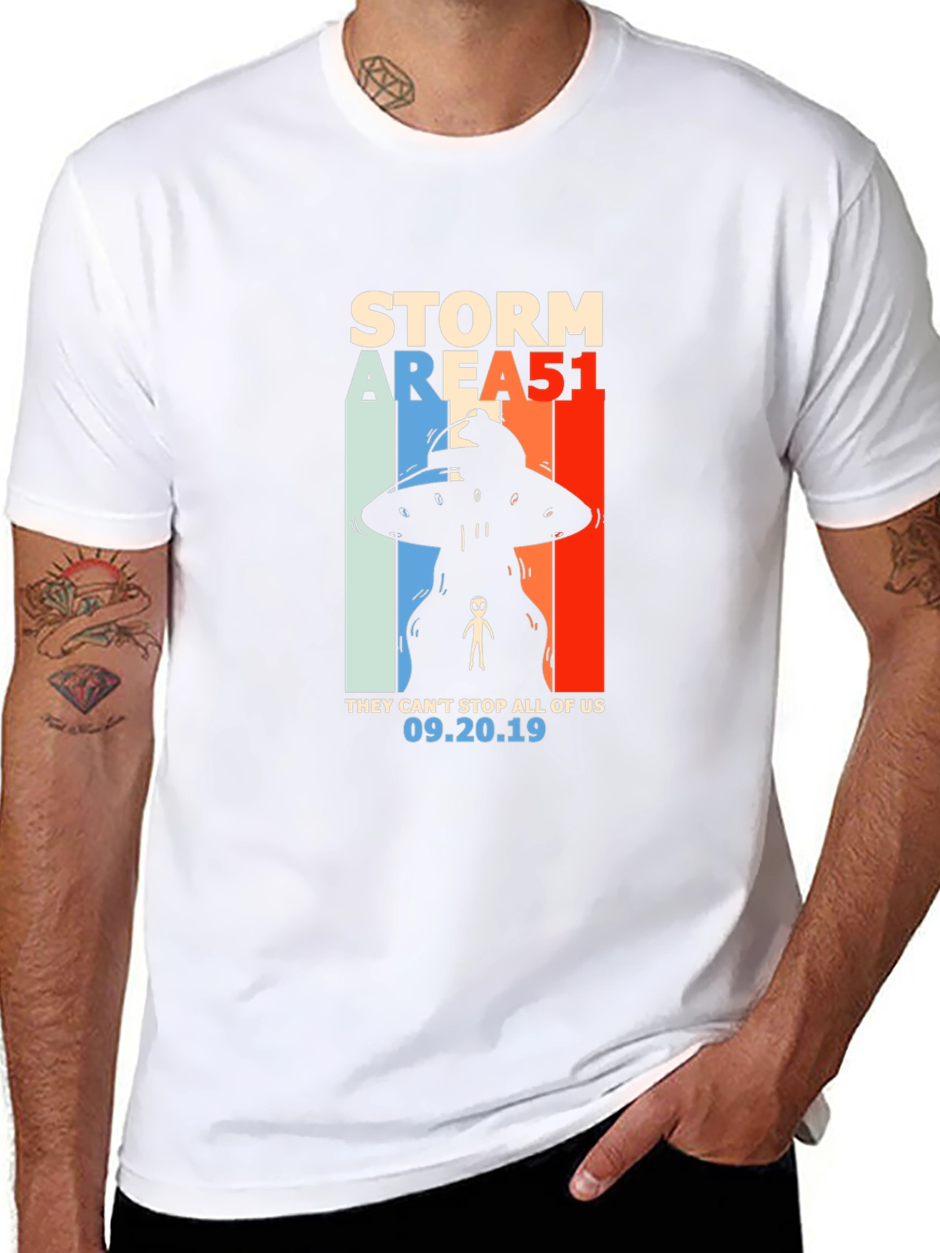 Camiseta Storm Area 51 Alienígena Unisex