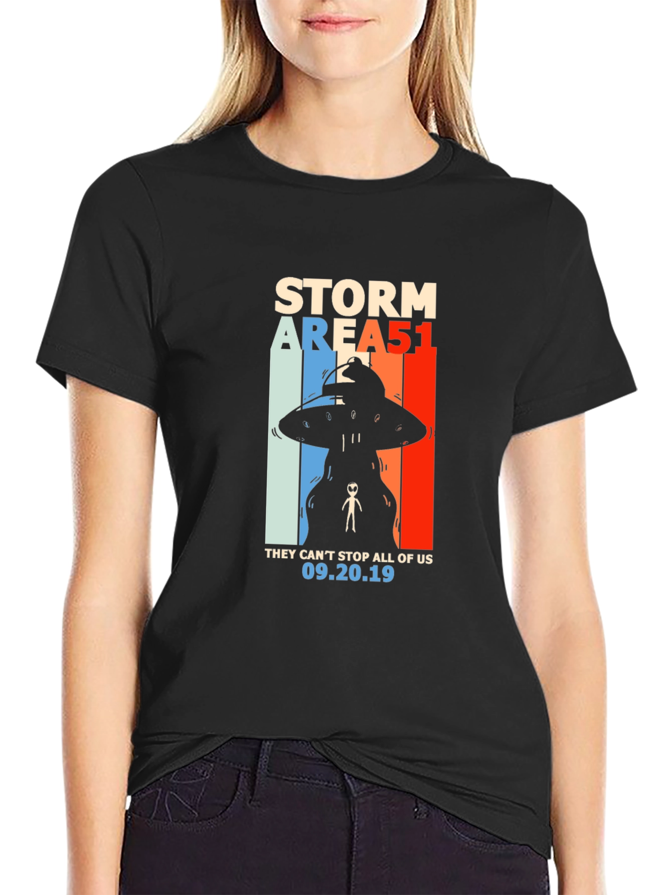 Camiseta Storm Area 51 Alienígena Unisex