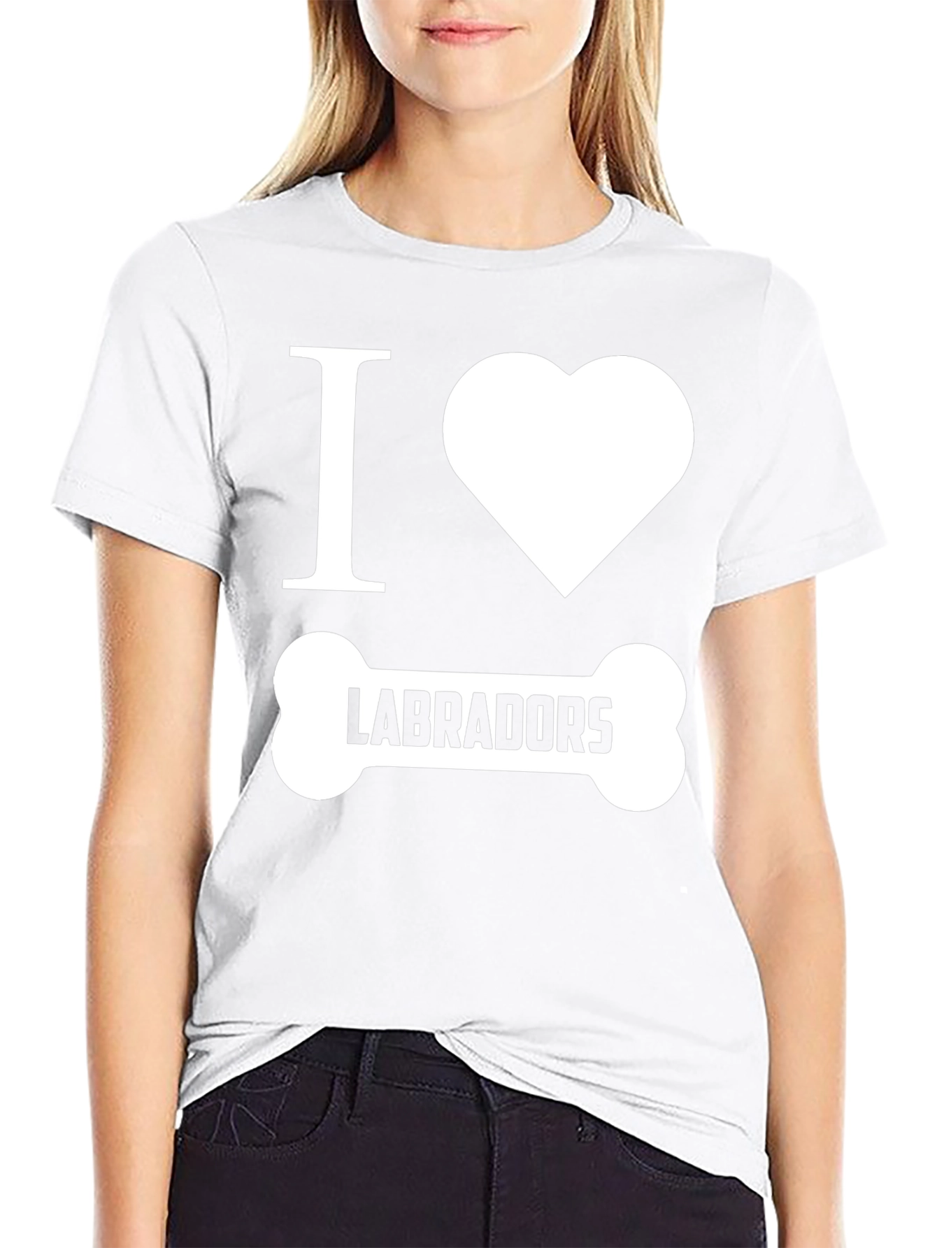 Camiseta Negra Amo Labradores