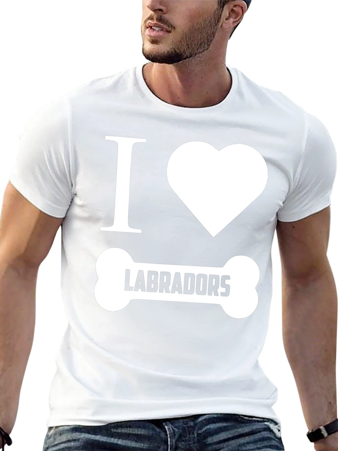 Camiseta Negra Amo Labradores