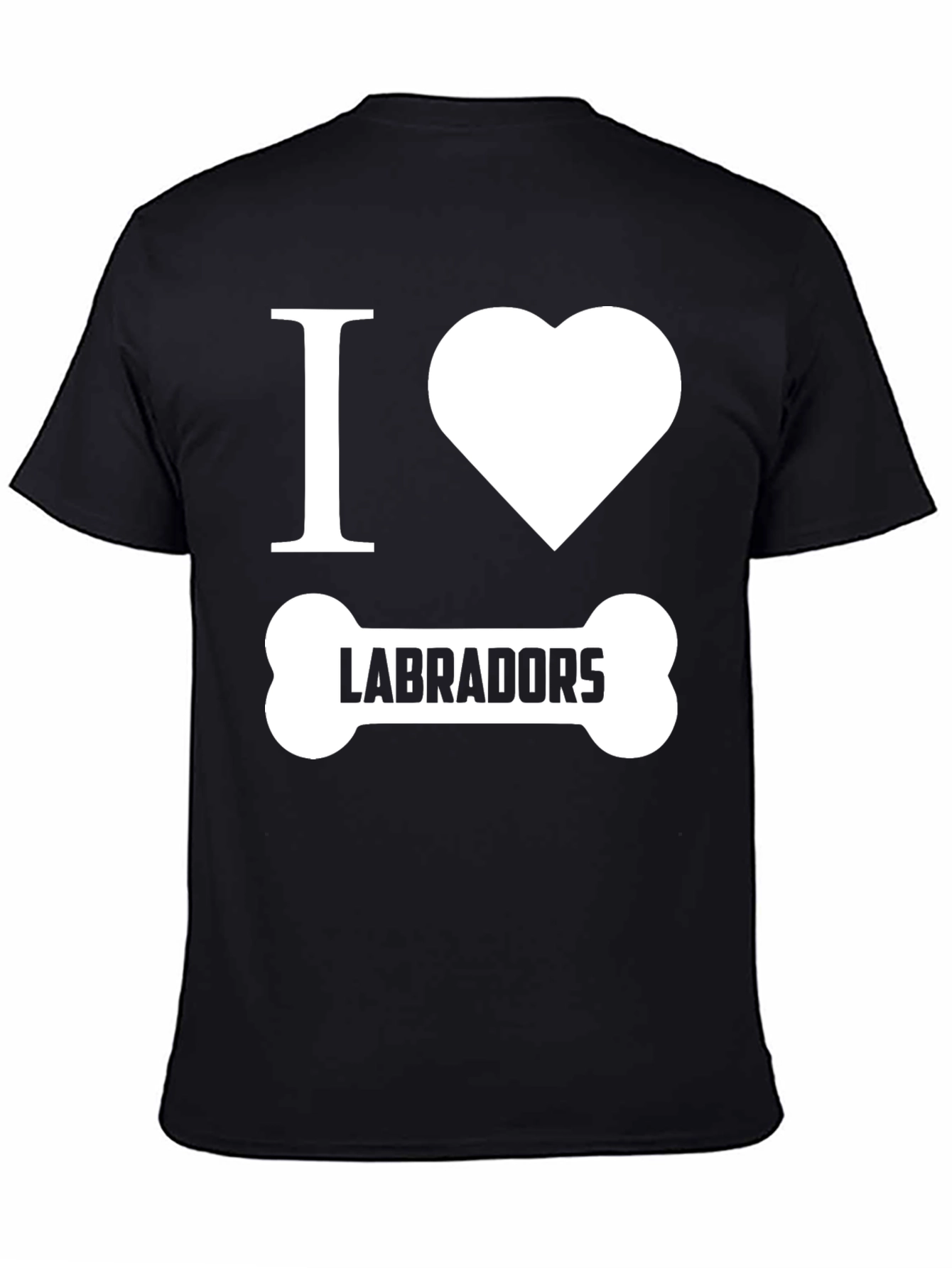 Camiseta Negra Amo Labradores