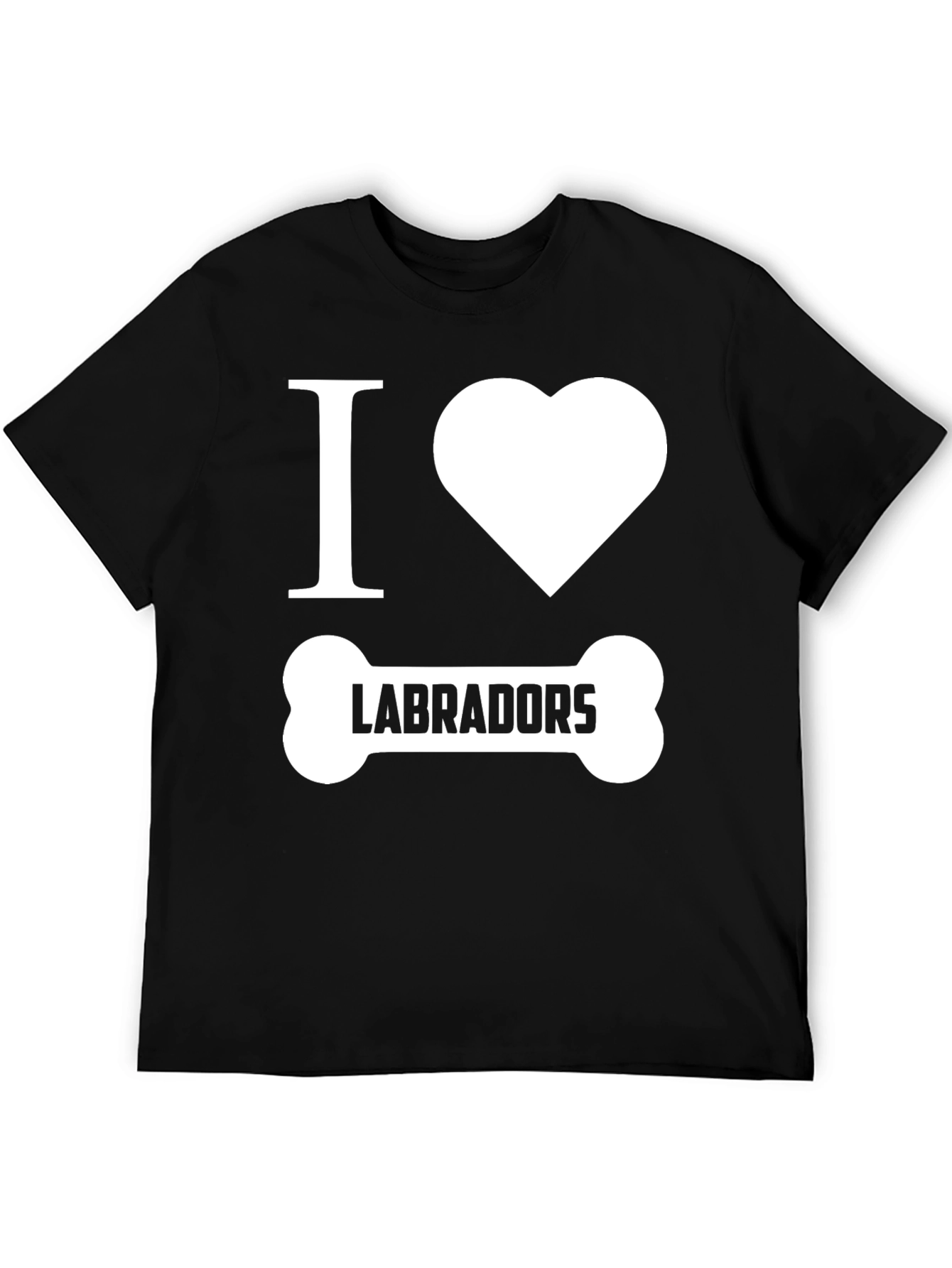 Camiseta Negra Amo Labradores
