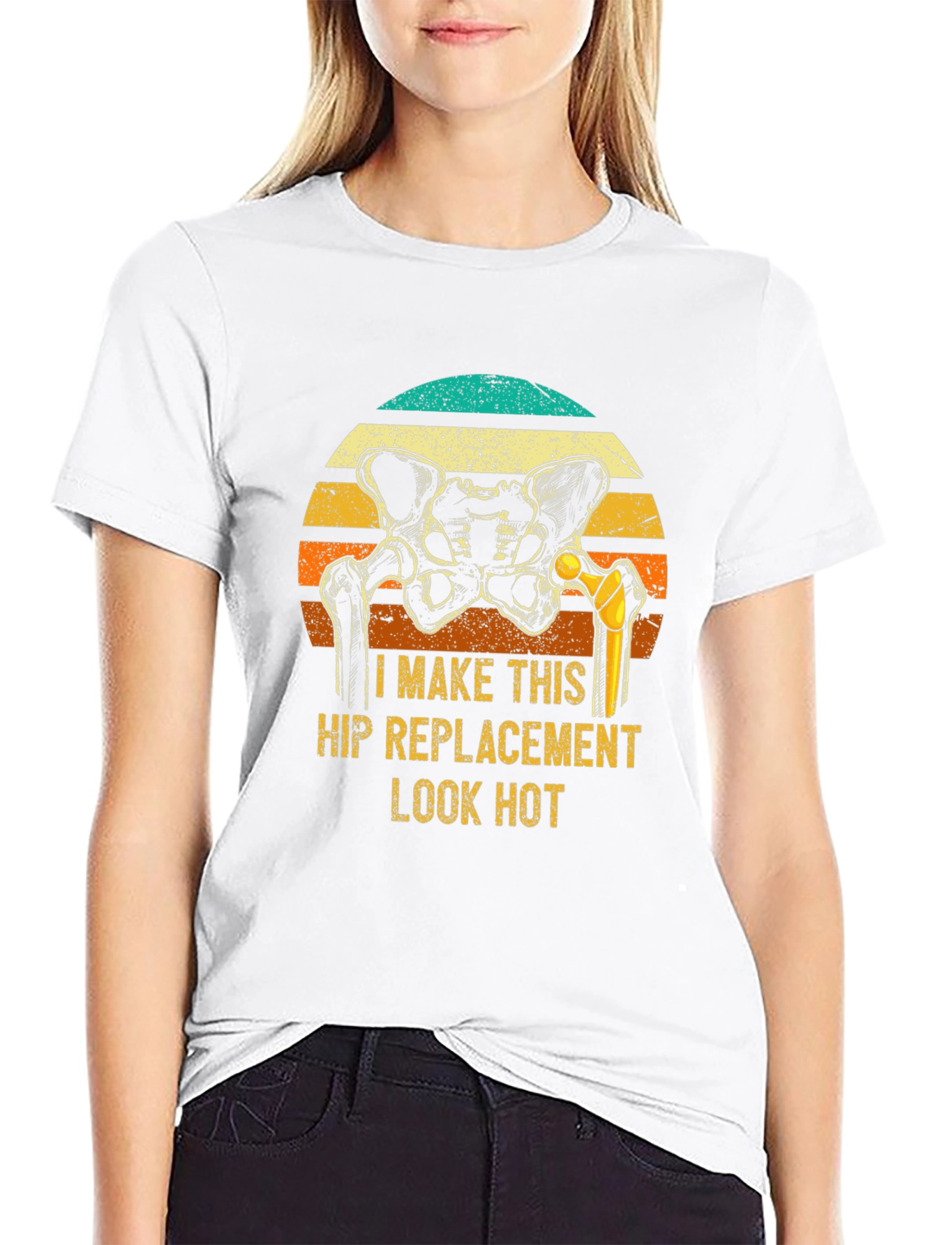 Camiseta Humor Reemplazo de Cadera - ¡Luce Bien!