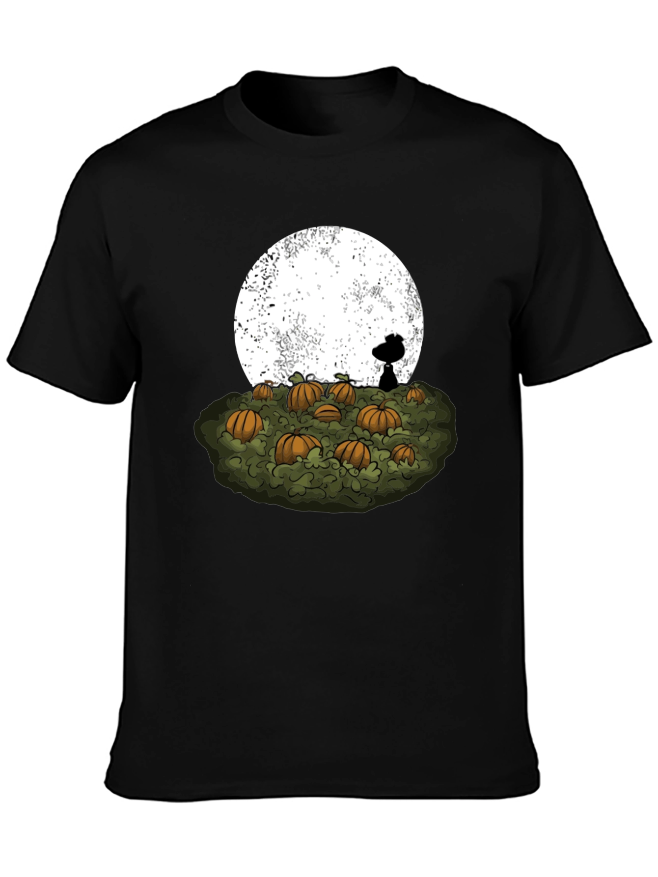 Camiseta Negra Snoopy Noche de Brujas