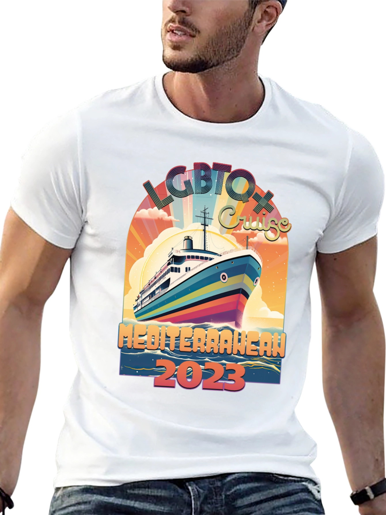Camiseta LGBTQ+ Crucero Mediterráneo 2023