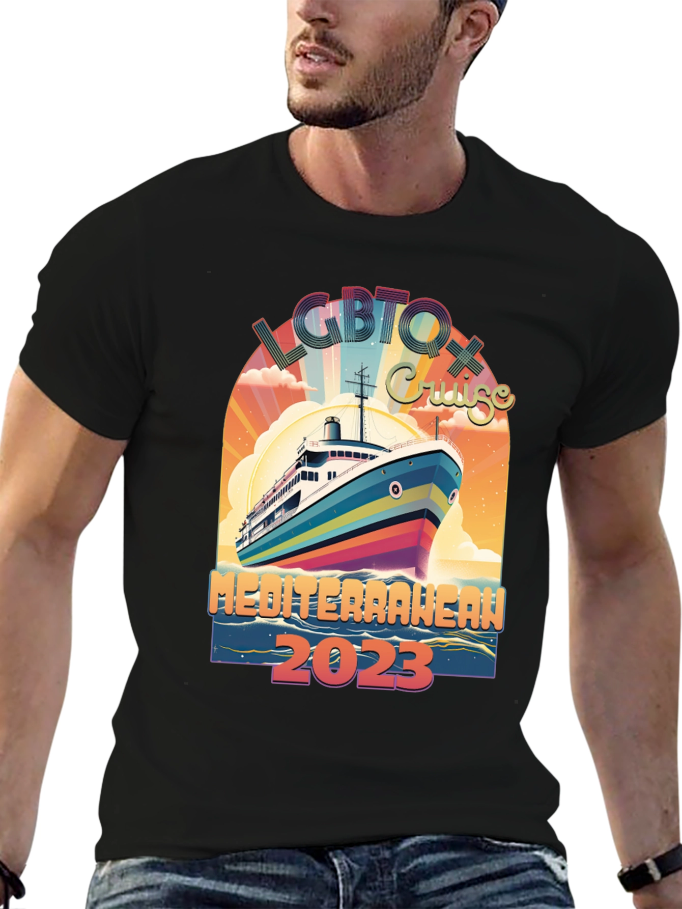 Camiseta LGBTQ+ Crucero Mediterráneo 2023