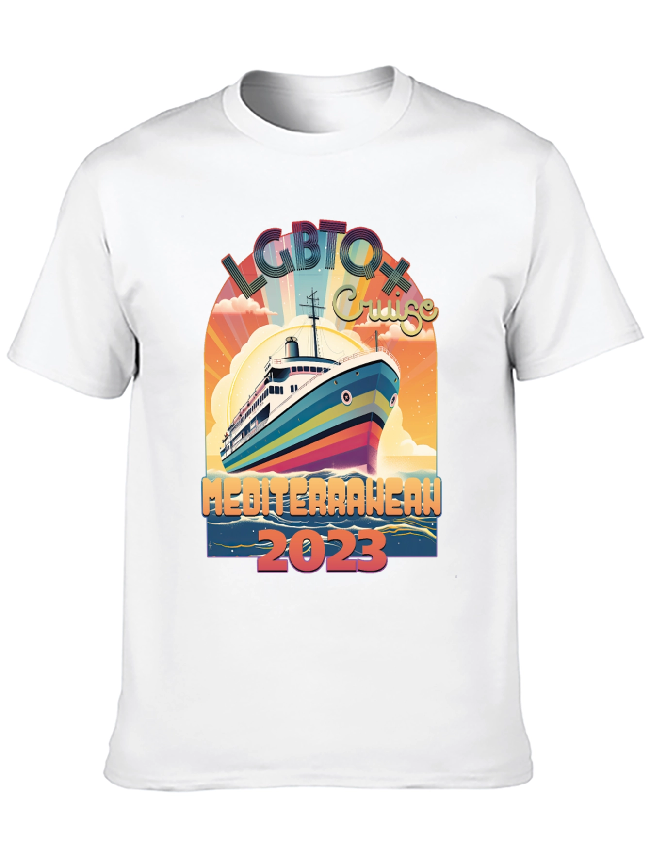 Camiseta LGBTQ+ Crucero Mediterráneo 2023