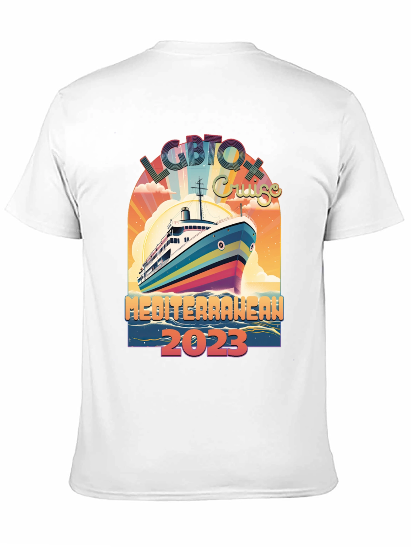 Camiseta LGBTQ+ Crucero Mediterráneo 2023