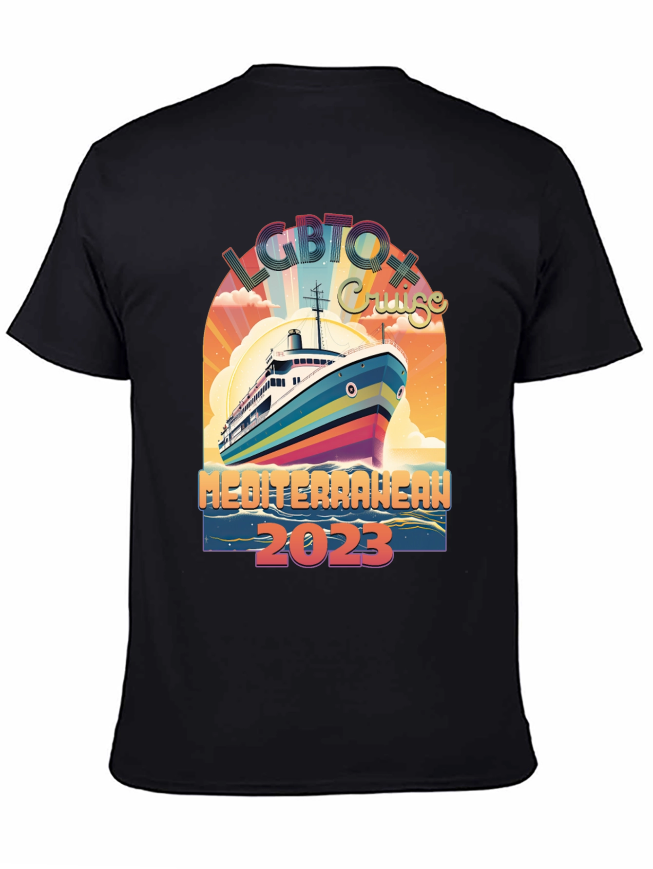 Camiseta LGBTQ+ Crucero Mediterráneo 2023