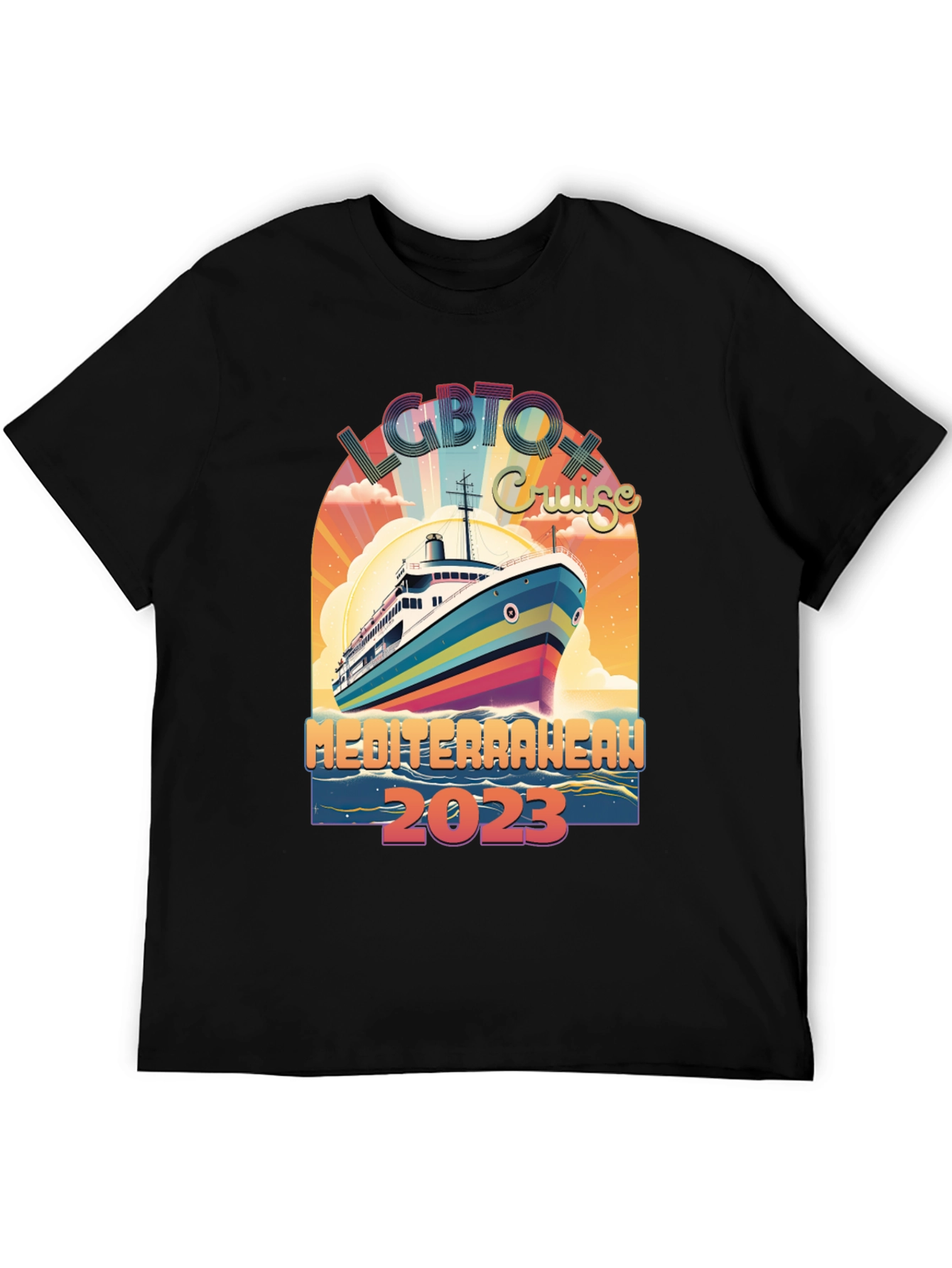 Camiseta LGBTQ+ Crucero Mediterráneo 2023