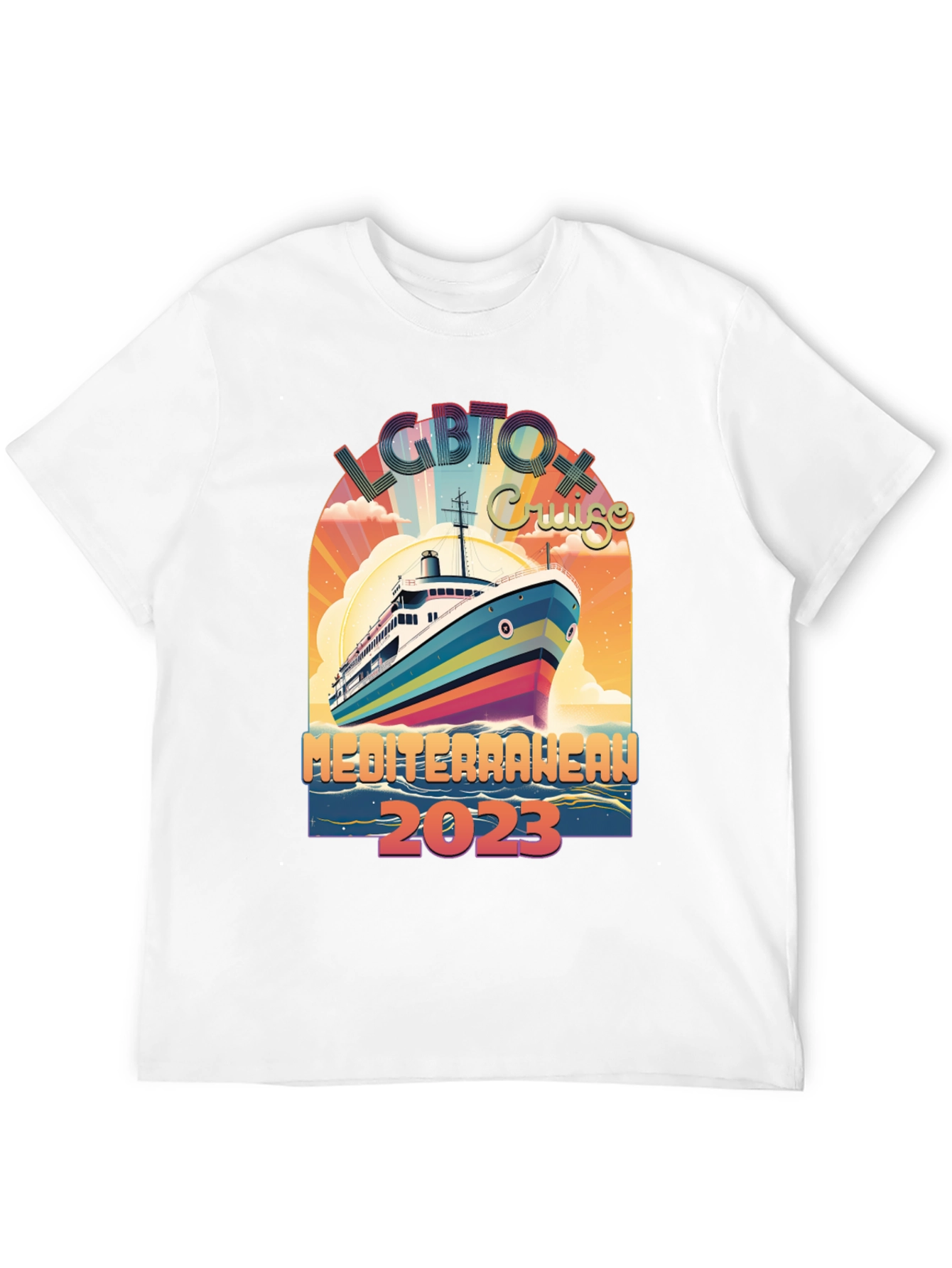 Camiseta LGBTQ+ Crucero Mediterráneo 2023