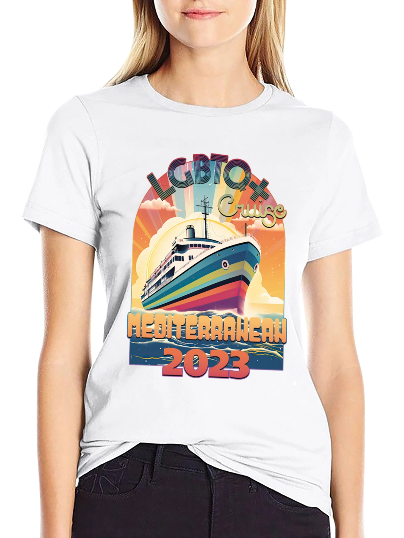 Camiseta LGBTQ+ Crucero Mediterráneo 2023