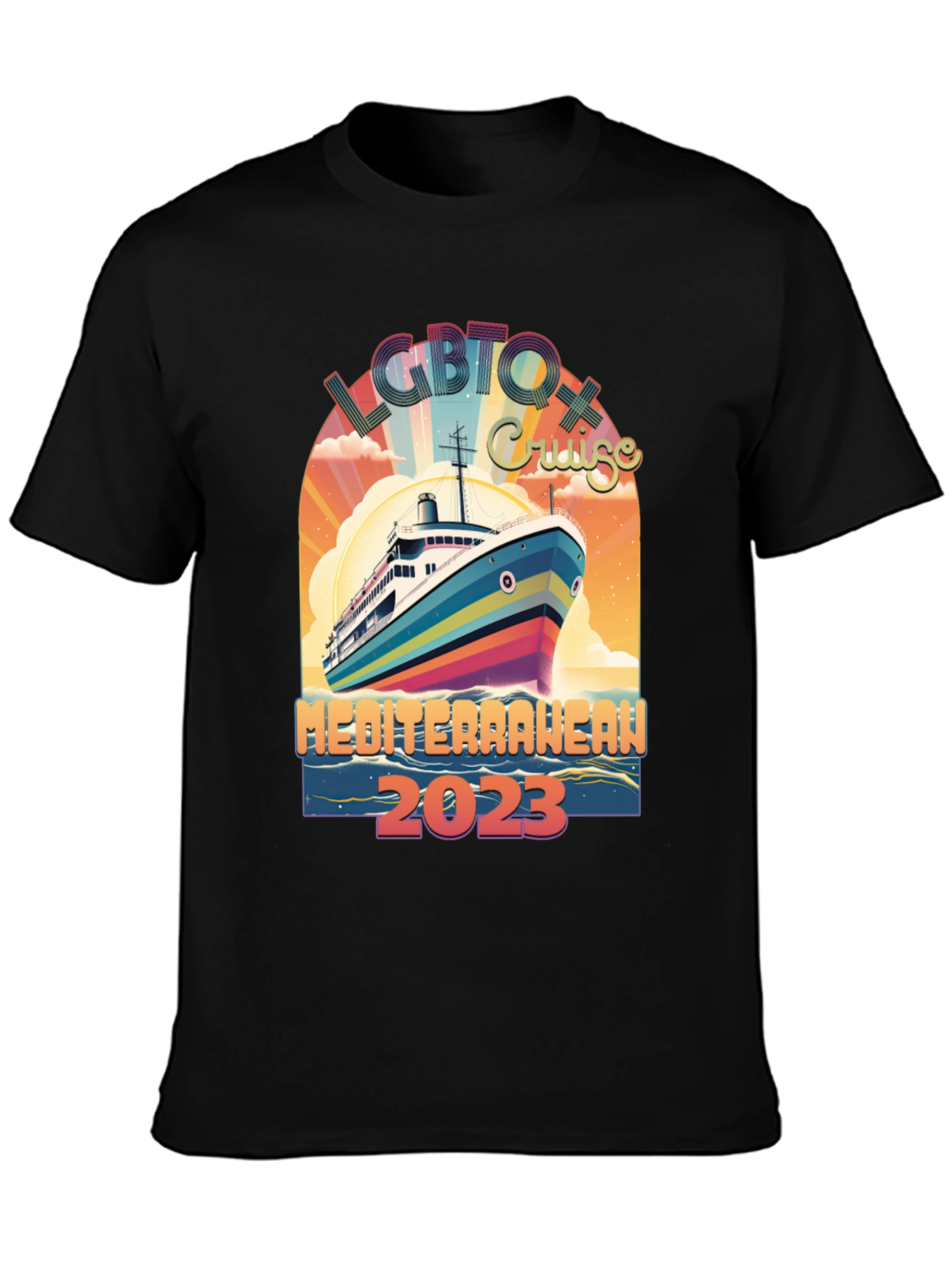 Camiseta LGBTQ+ Crucero Mediterráneo 2023
