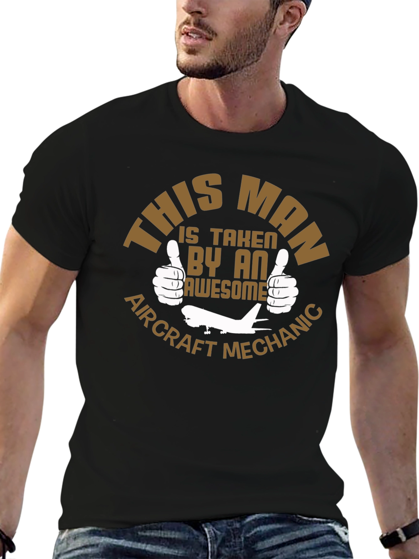 Camiseta Hombre: Taken by an Aircraft Mechanic