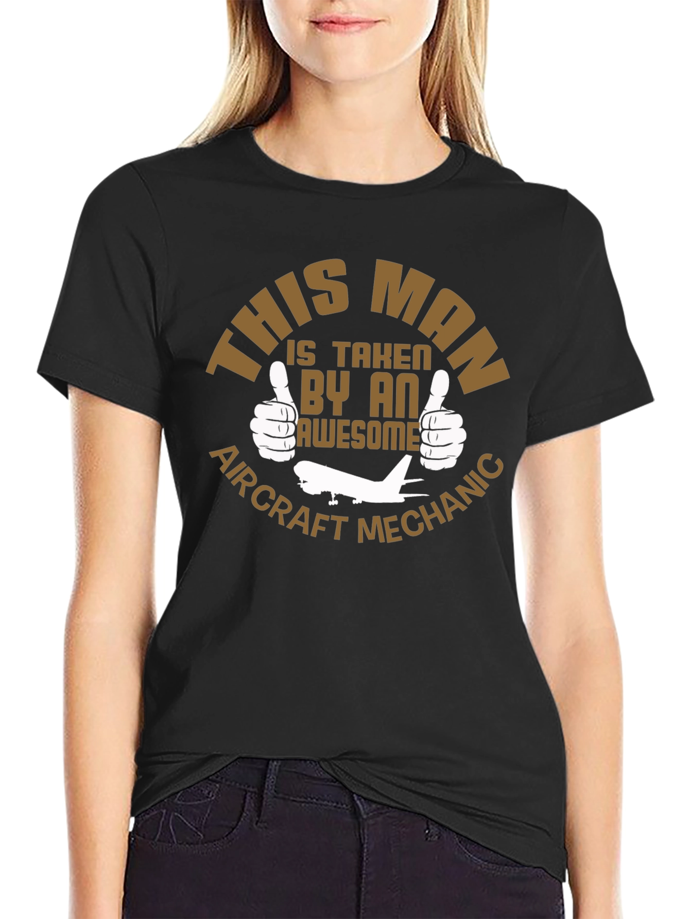 Camiseta Hombre: Taken by an Aircraft Mechanic
