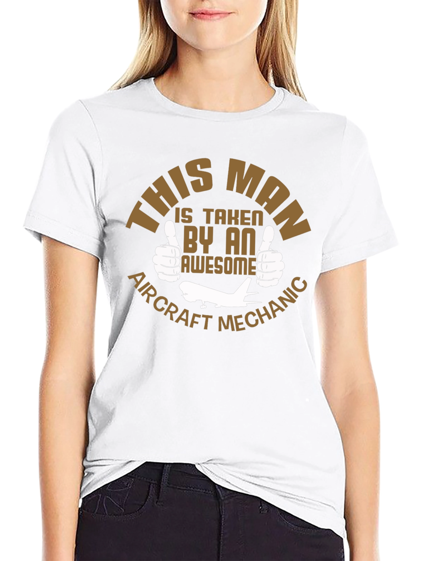 Camiseta Hombre: Taken by an Aircraft Mechanic
