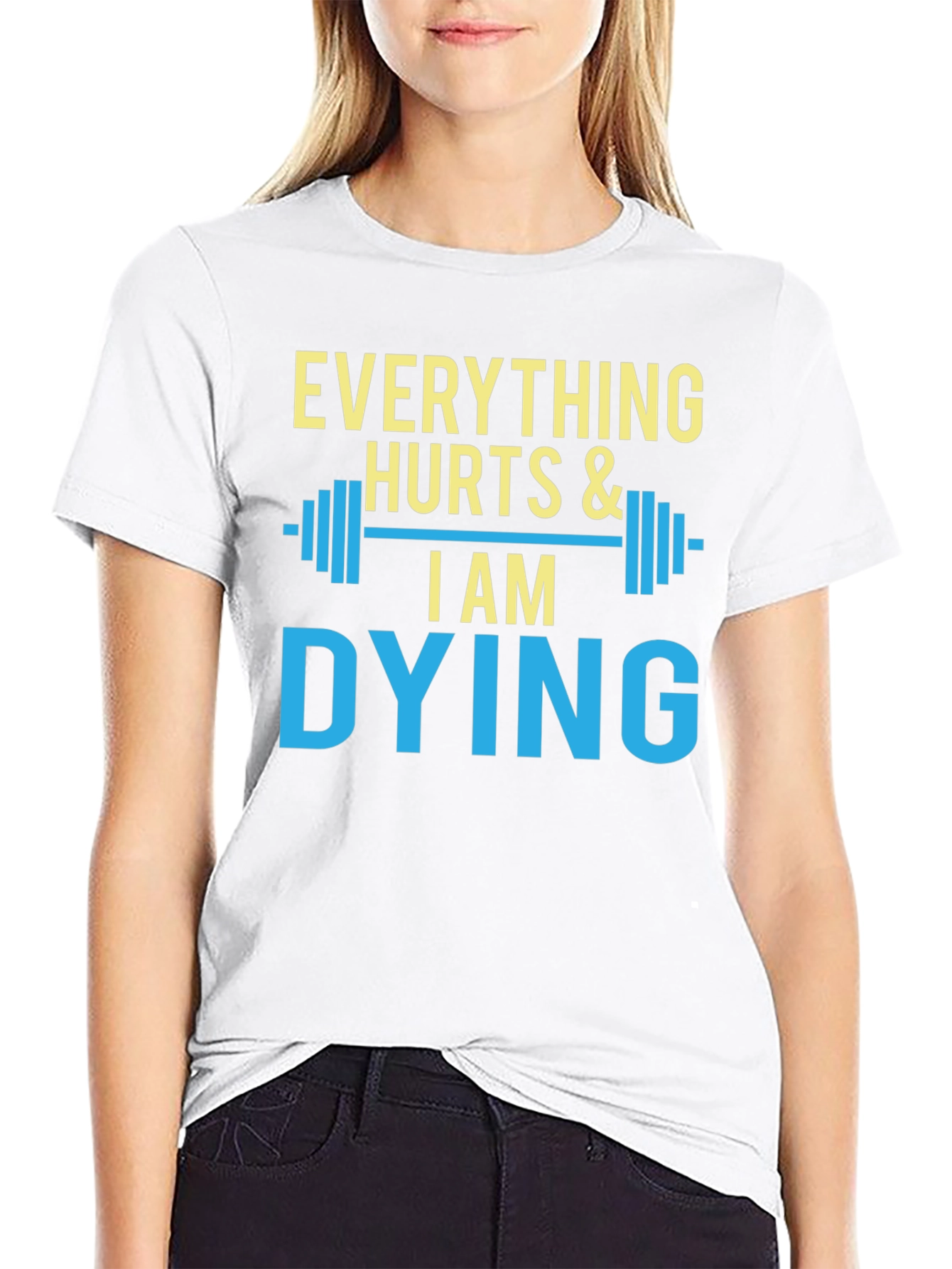 Camiseta Hombre Gym Everything Hurts