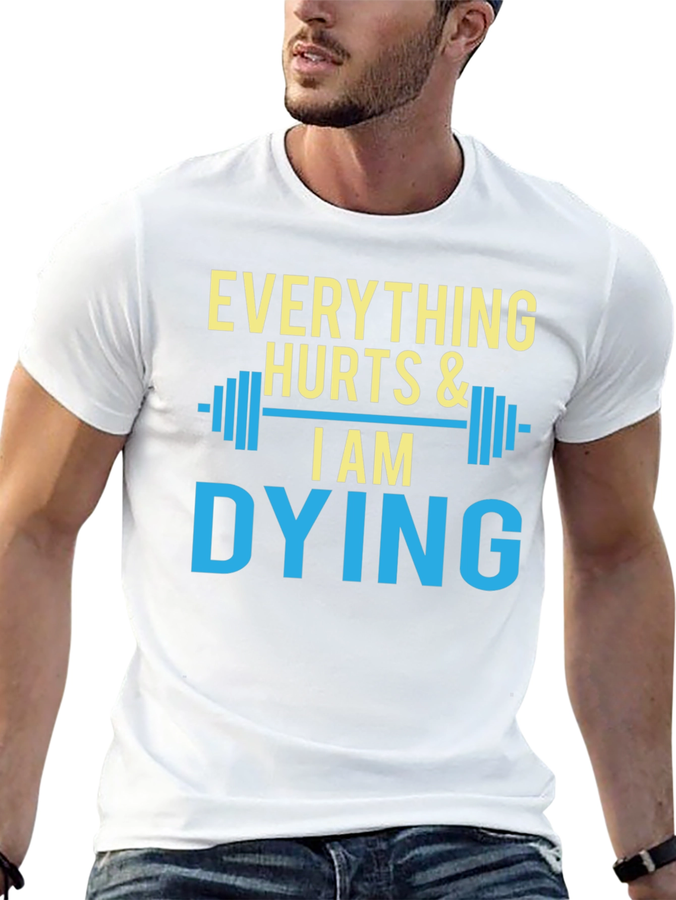 Camiseta Hombre Gym Everything Hurts