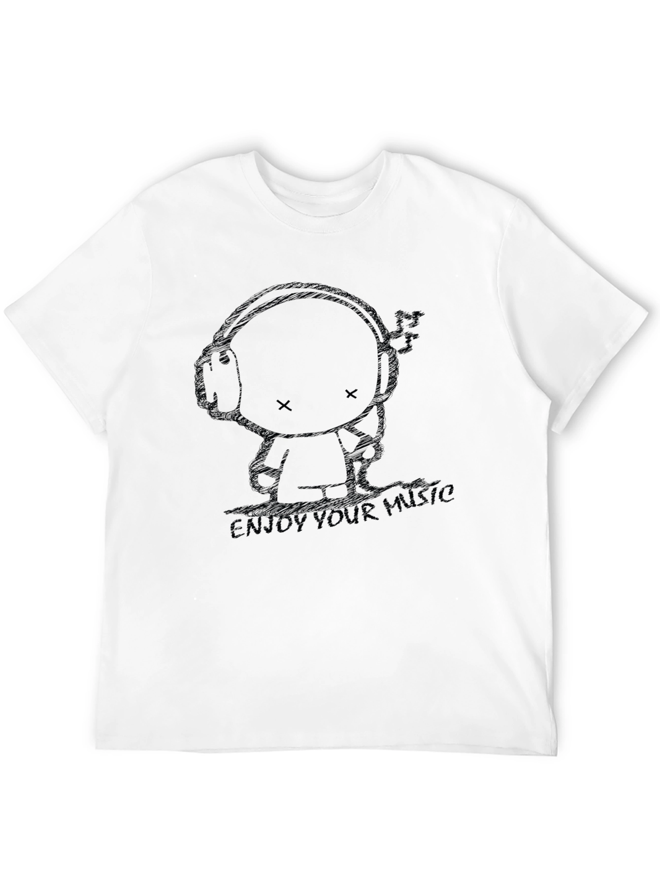 Camiseta Negra Enjoy Your Music Unisex