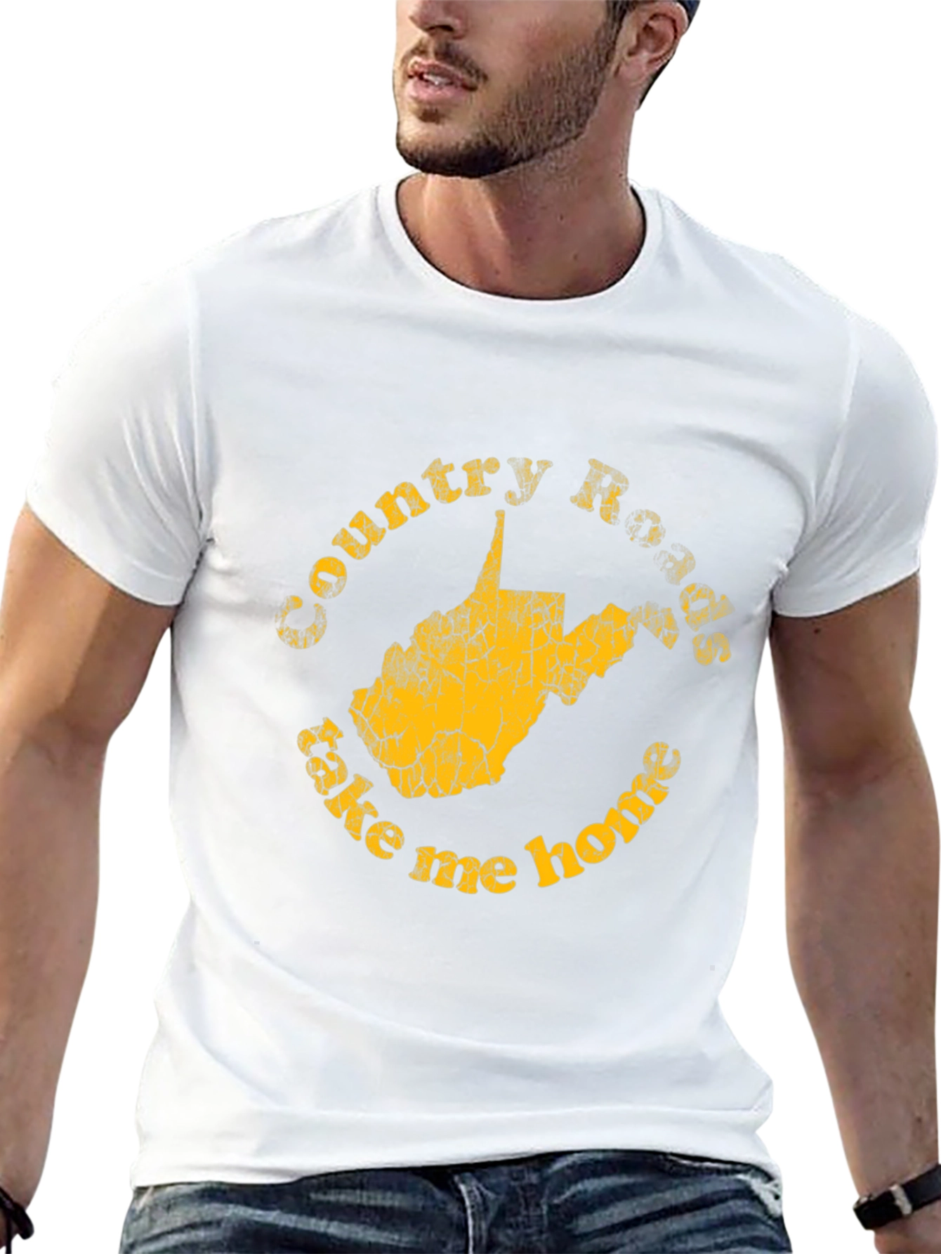 Camiseta Country Roads: West Virginia Nostálgica